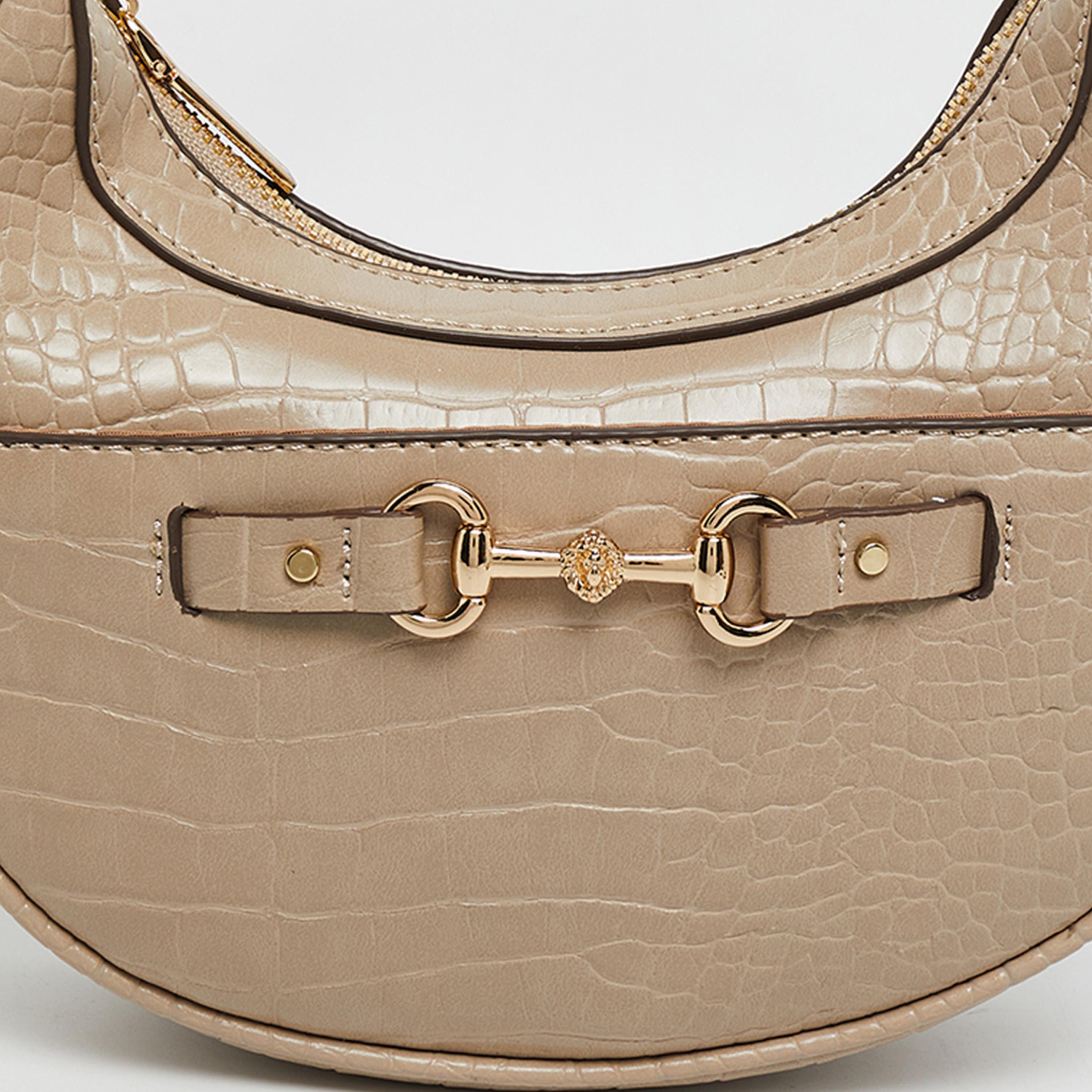 Anne Klein Animal Print Top Handle Crossbody Bag with Zipper and Adjustable Strap | 19.5 X 4 X 10.5 CM-women-bagsandwallets-handbags-image-4