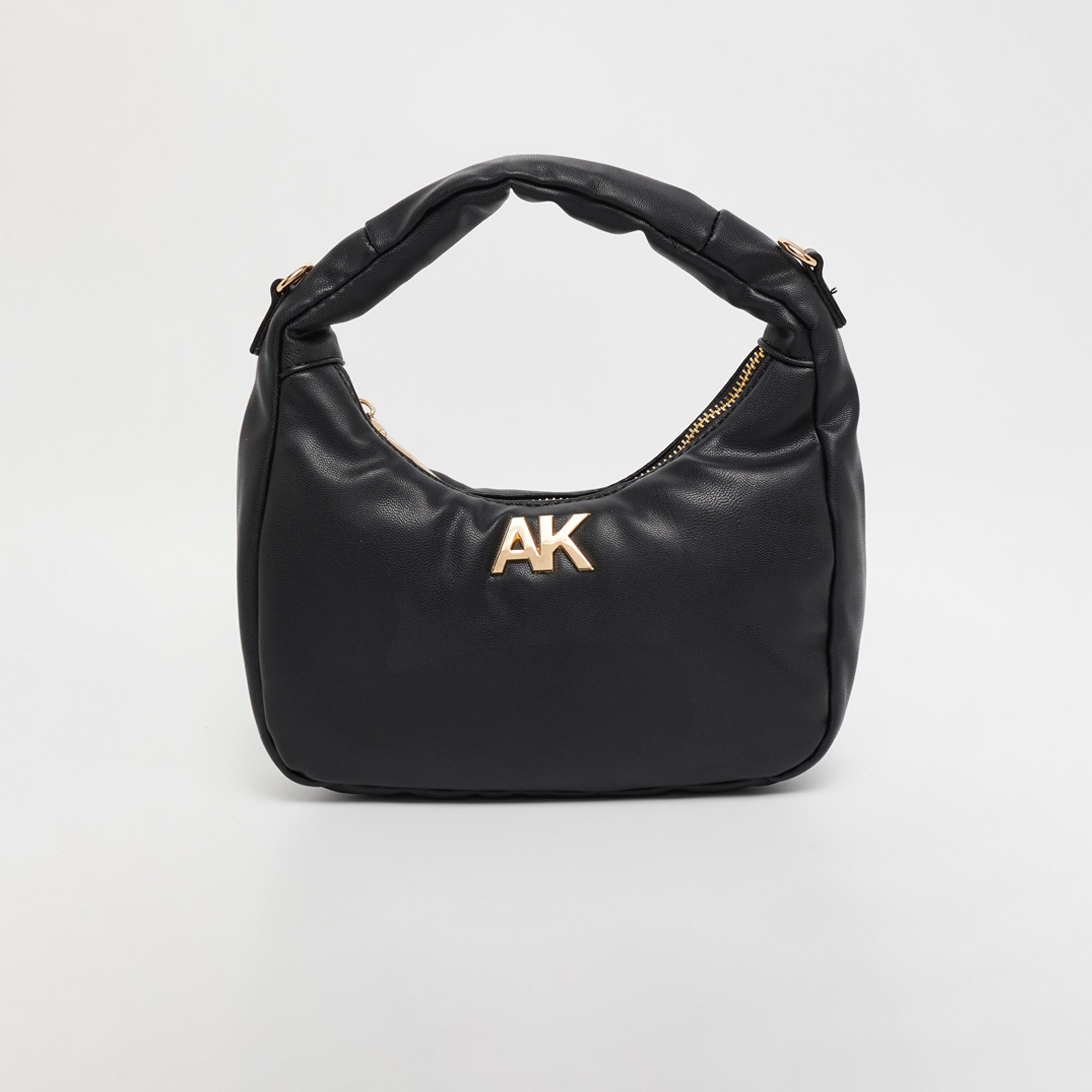 آن كلين - شنطة كتف سادة بمقبض علوي وسحاب حزام سلسلة | 19.5 × 4 × 10.5 سم-women-bagsandwallets-handbags-image-1
