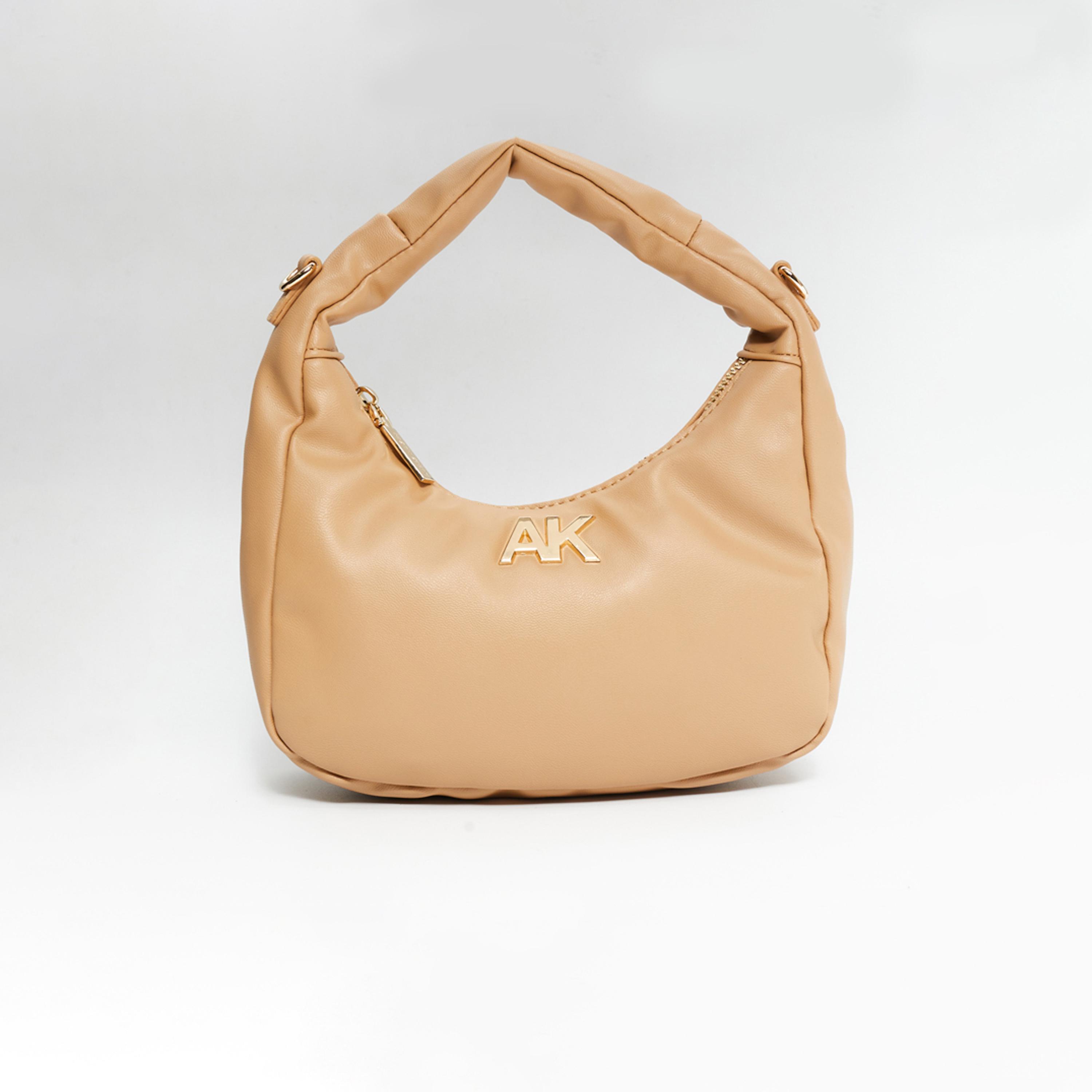 آن كلين - شنطة كتف سادة بمقبض علوي وسحاب حزام سلسلة | 19.5 × 4 × 10.5 سم-women-bagsandwallets-handbags-image-6