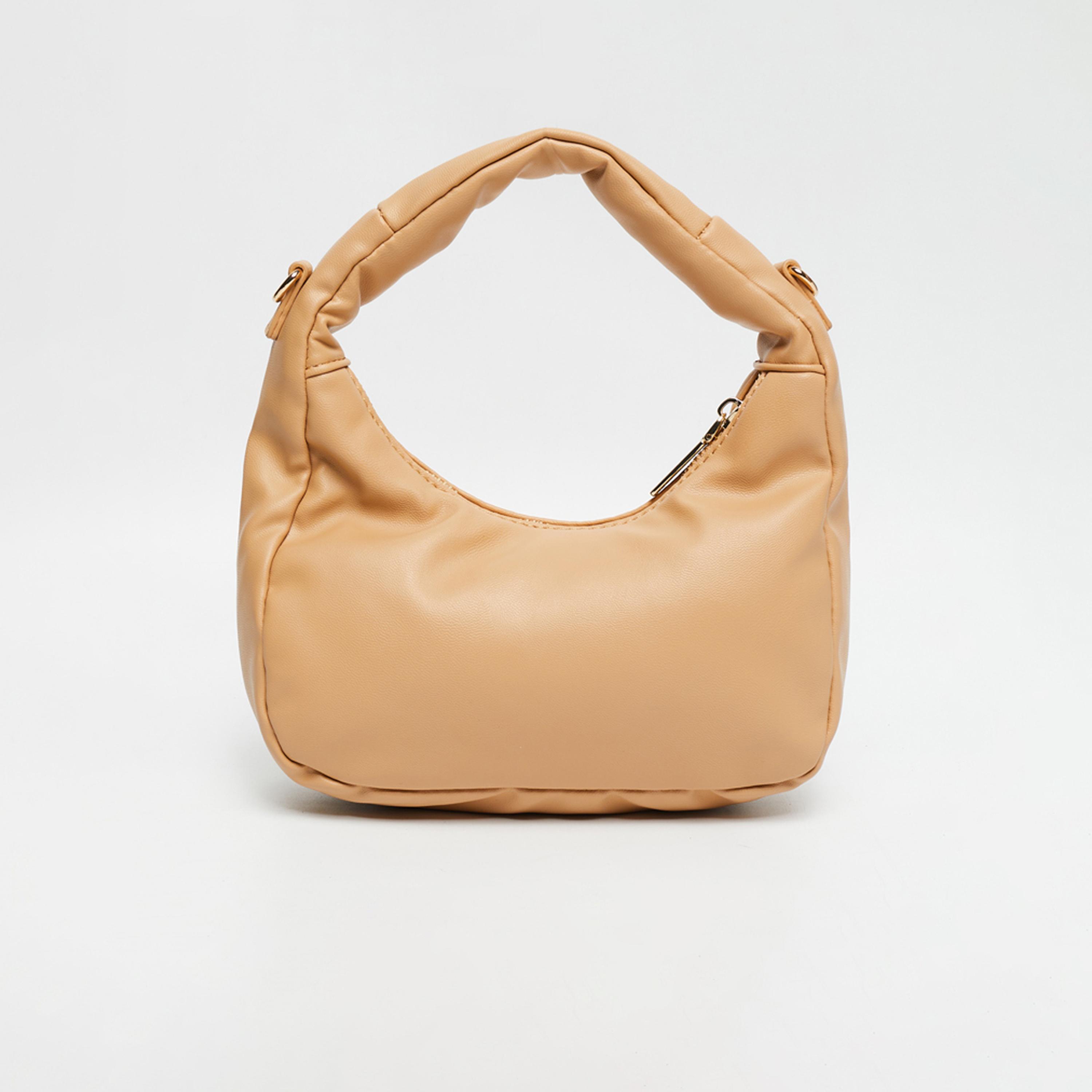 آن كلين - شنطة كتف سادة بمقبض علوي وسحاب حزام سلسلة | 19.5 × 4 × 10.5 سم-women-bagsandwallets-handbags-image-8