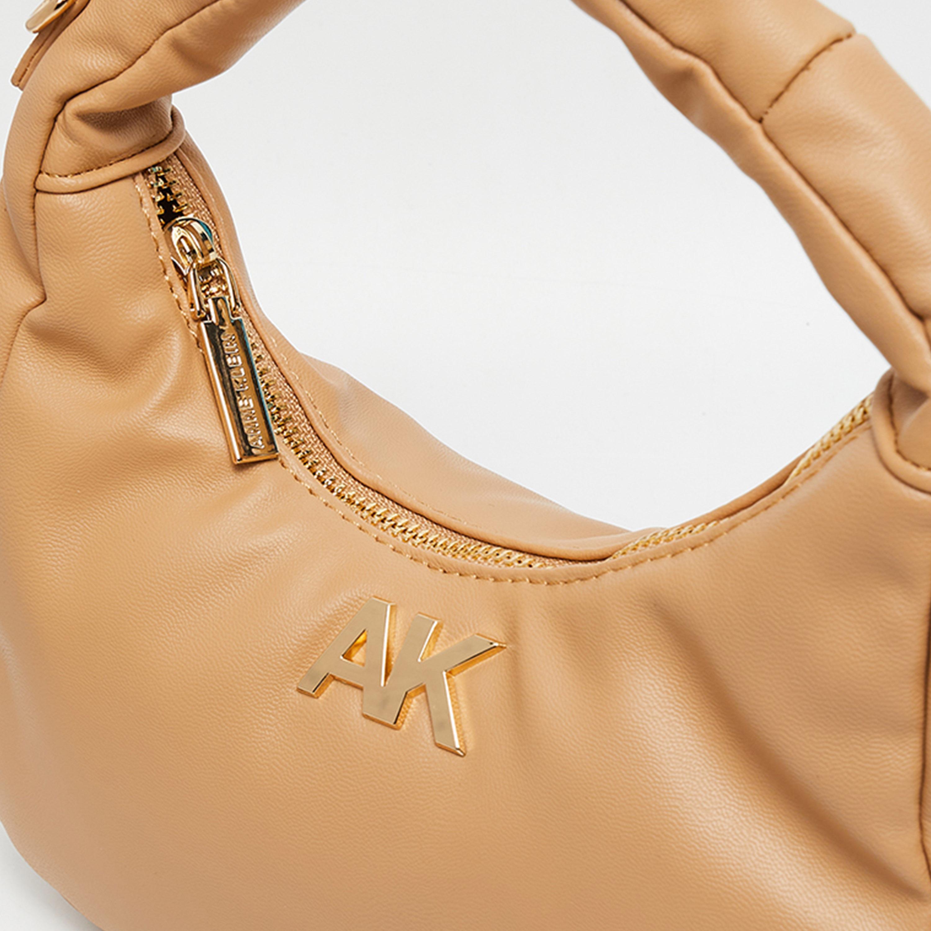 آن كلين - شنطة كتف سادة بمقبض علوي وسحاب حزام سلسلة | 19.5 × 4 × 10.5 سم-women-bagsandwallets-handbags-image-9