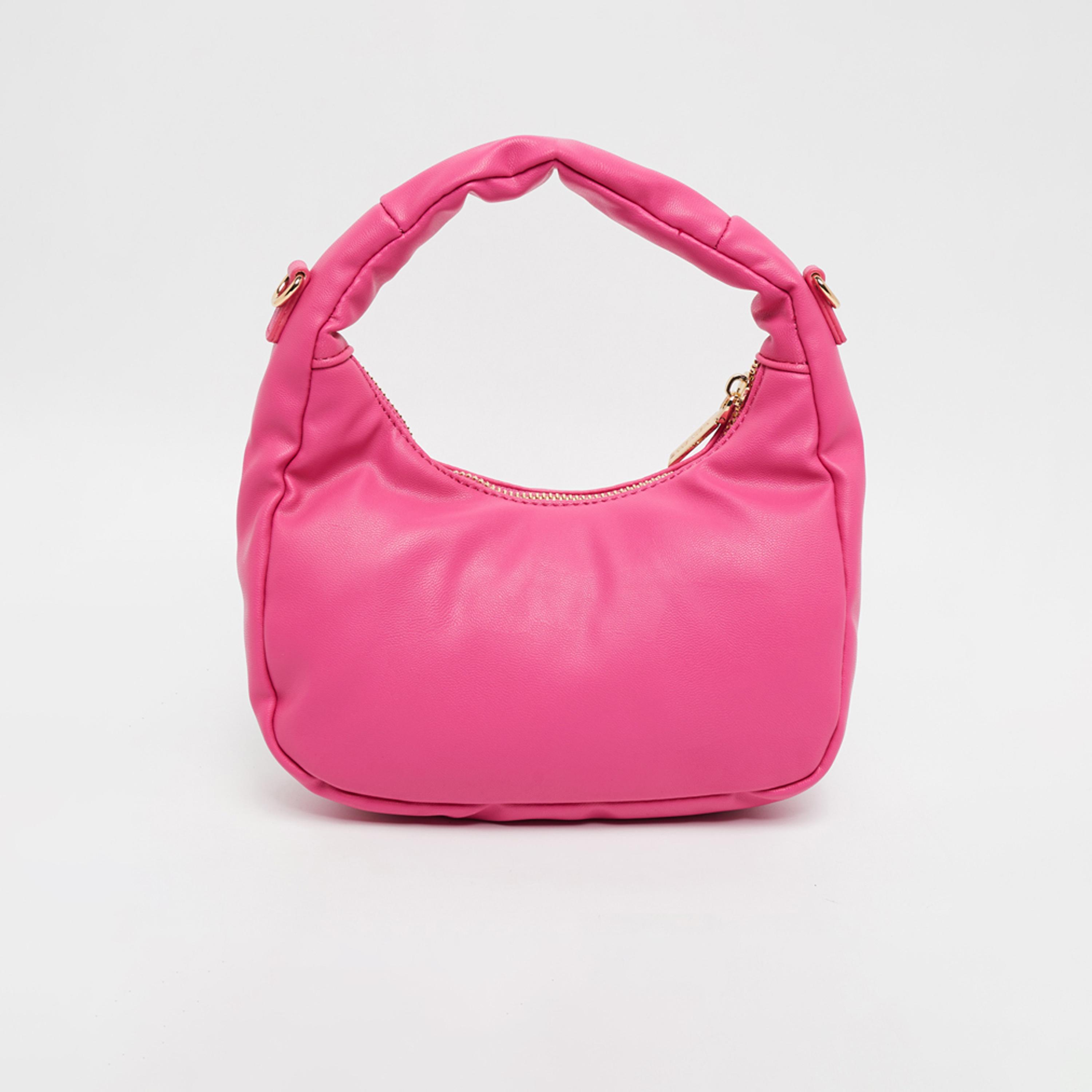 آن كلين - شنطة كتف سادة بمقبض علوي وسحاب حزام سلسلة | 19.5 × 4 × 10.5 سم-women-bagsandwallets-handbags-image-13