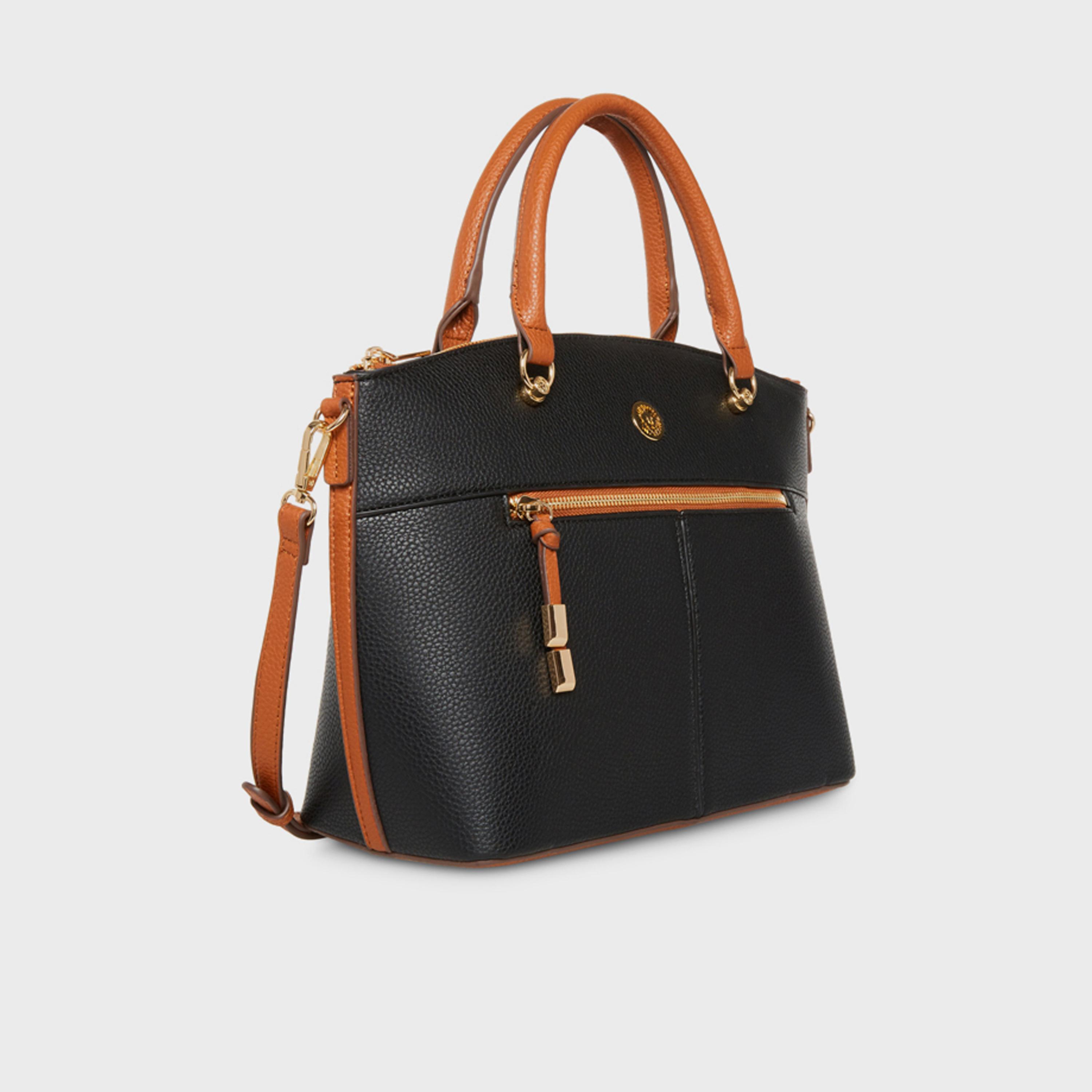 آن كلين - شنطة يد مزدوجة المقبض ذات ملمس مميز، سحاب حزام قابل للفصل-women-bagsandwallets-handbags-image-3
