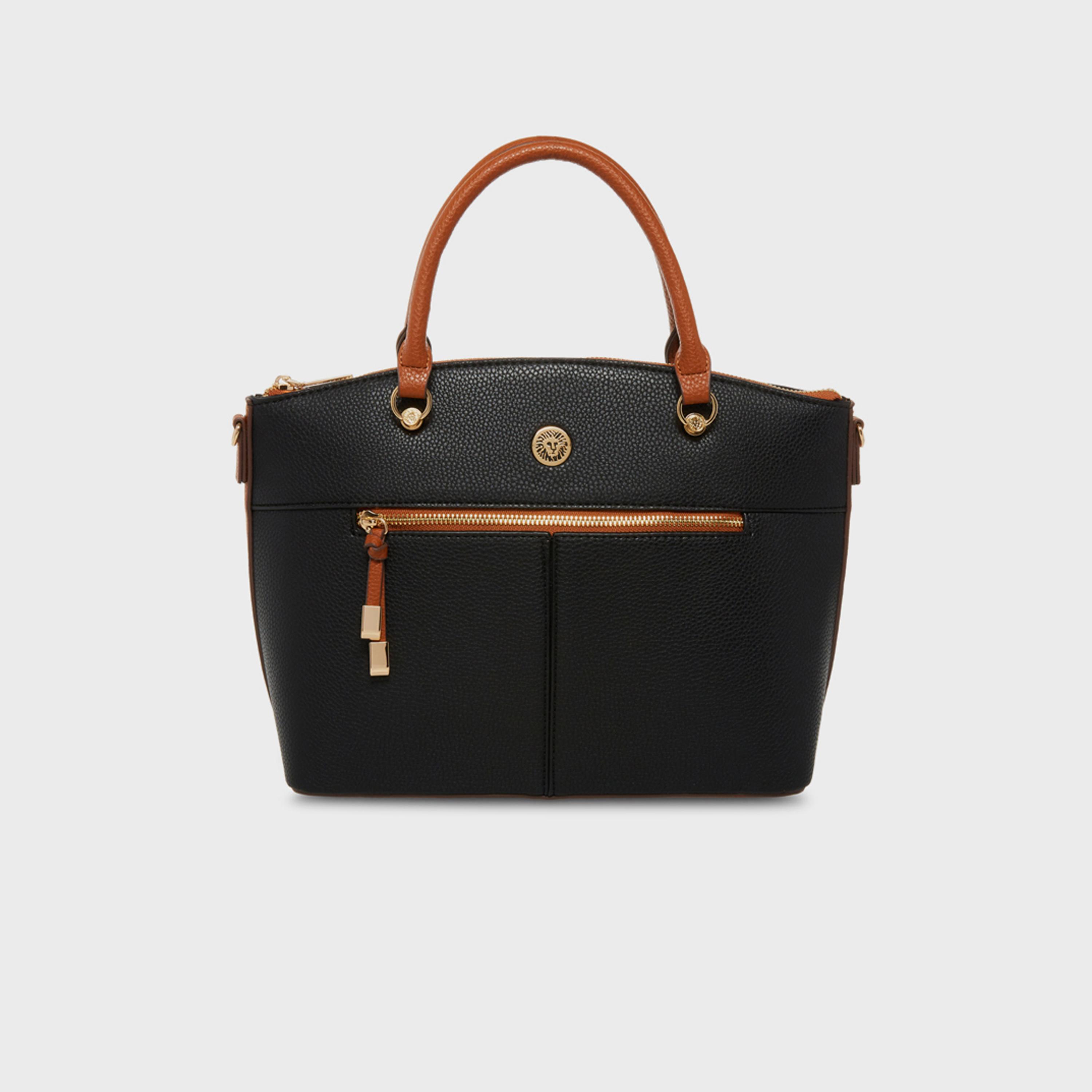آن كلين - شنطة يد مزدوجة المقبض ذات ملمس مميز، سحاب حزام قابل للفصل-women-bagsandwallets-handbags-image-4
