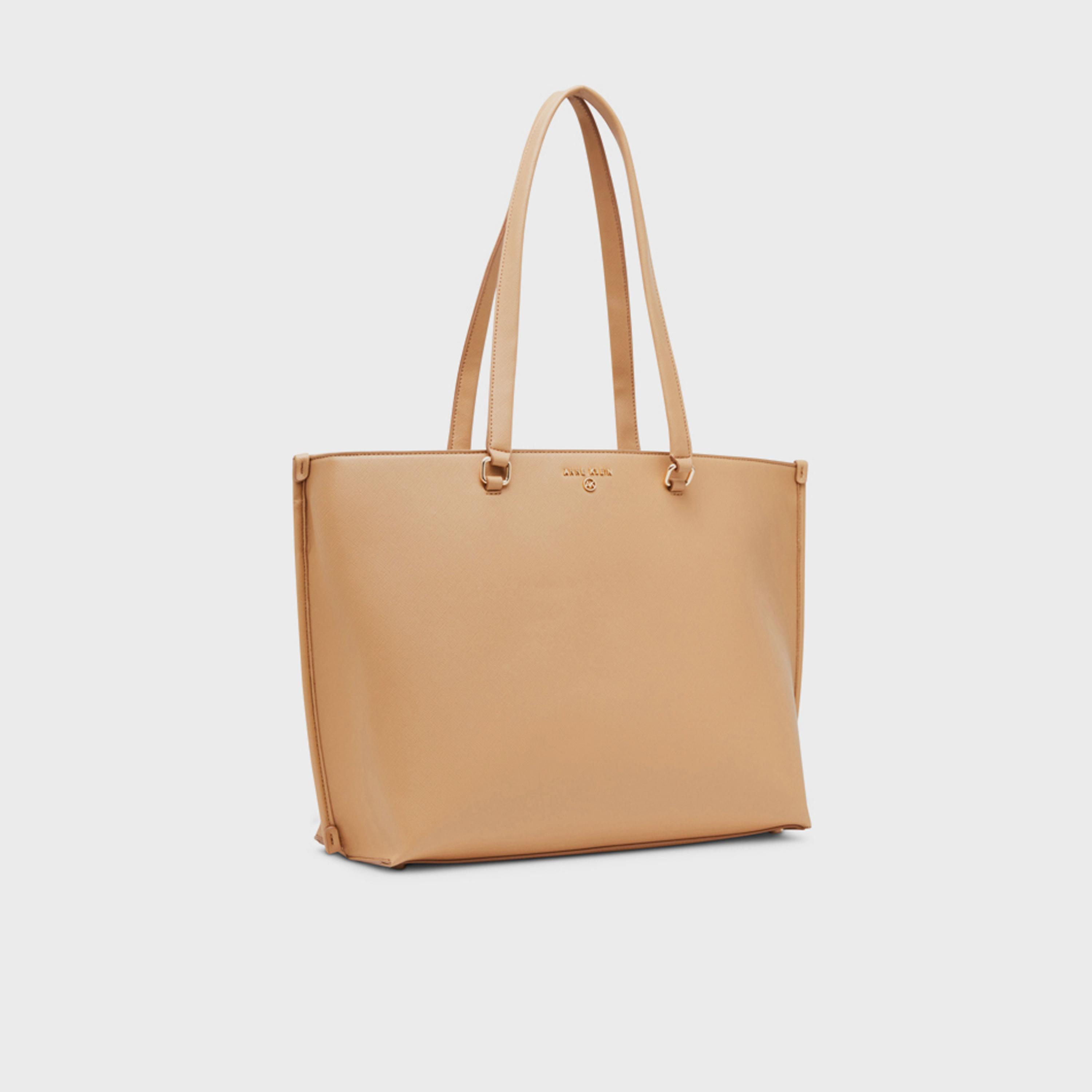 آن كلين - شنطة يد سادة بمقبضين وسحاب | 33.65 × 11.75 × 24.13 سم-women-bagsandwallets-handbags-image-2