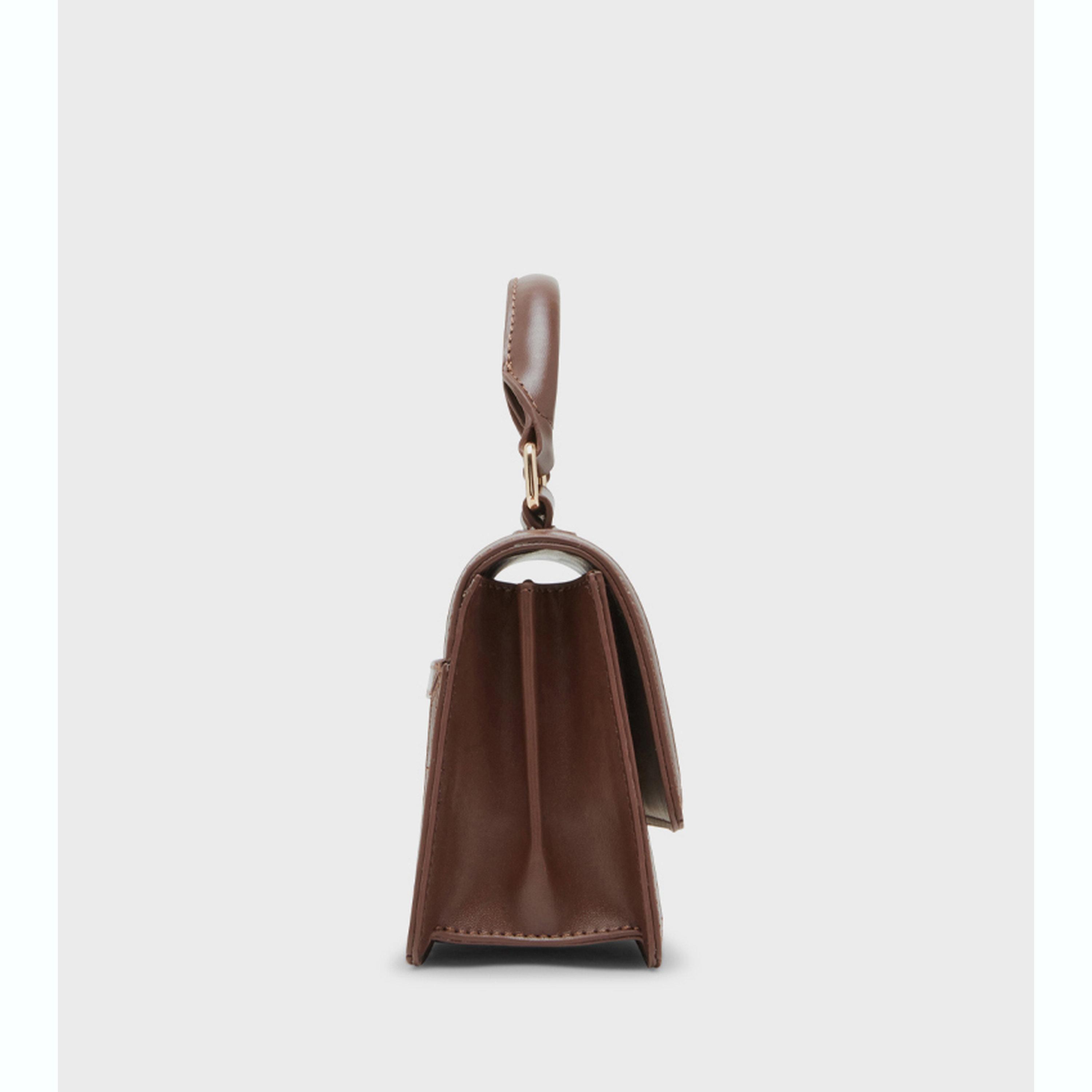آن كلين - شنطة يد سادة بمقبض علوي وقفل دوار حزام قابل للفصل | 49.53 × 10.16 × 26.67 سم-women-bagsandwallets-handbags-image-3