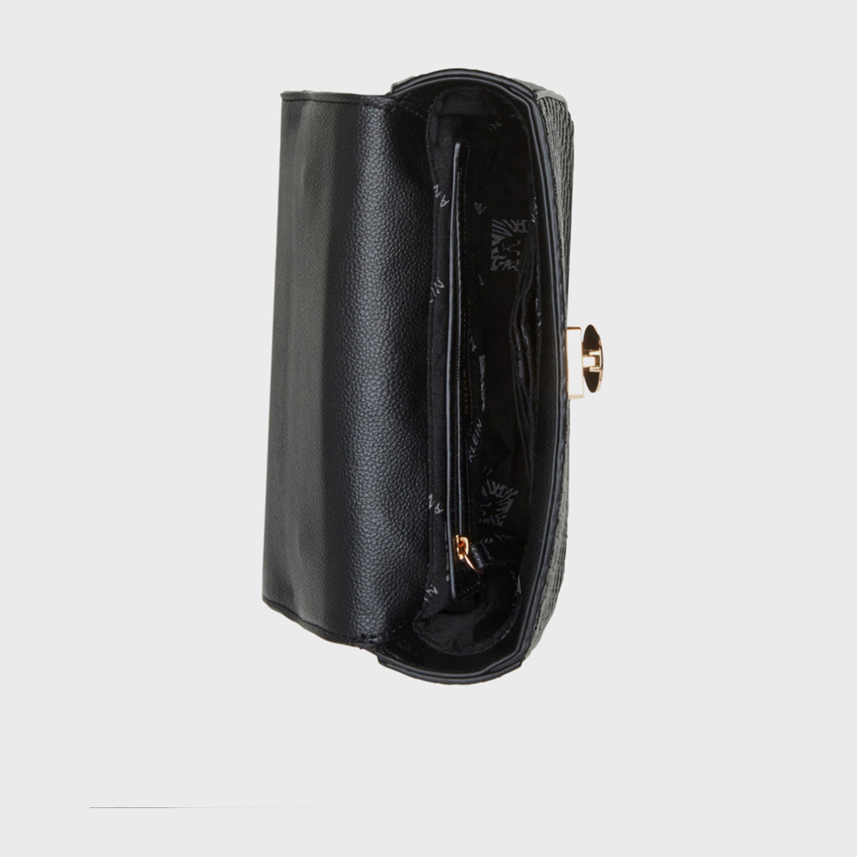 آن كلين - شنطة كروس بمقبض علوي مزخرف وغطاء حزام قابل للفصل | 19.56 × 5.58 × 10.16 سم-women-bagsandwallets-handbags-image-4