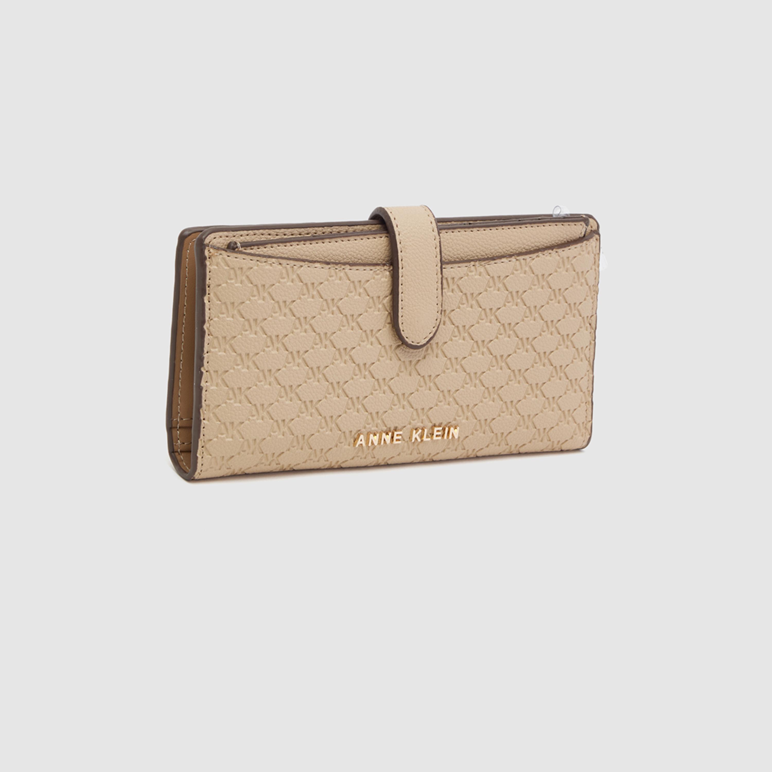 آن كلين - محفظة مونوغرام مع إغلاق مغناطيسي | 23.62 × 5.08 × 14.22 سم-women-bagsandwallets-wallets-image-3