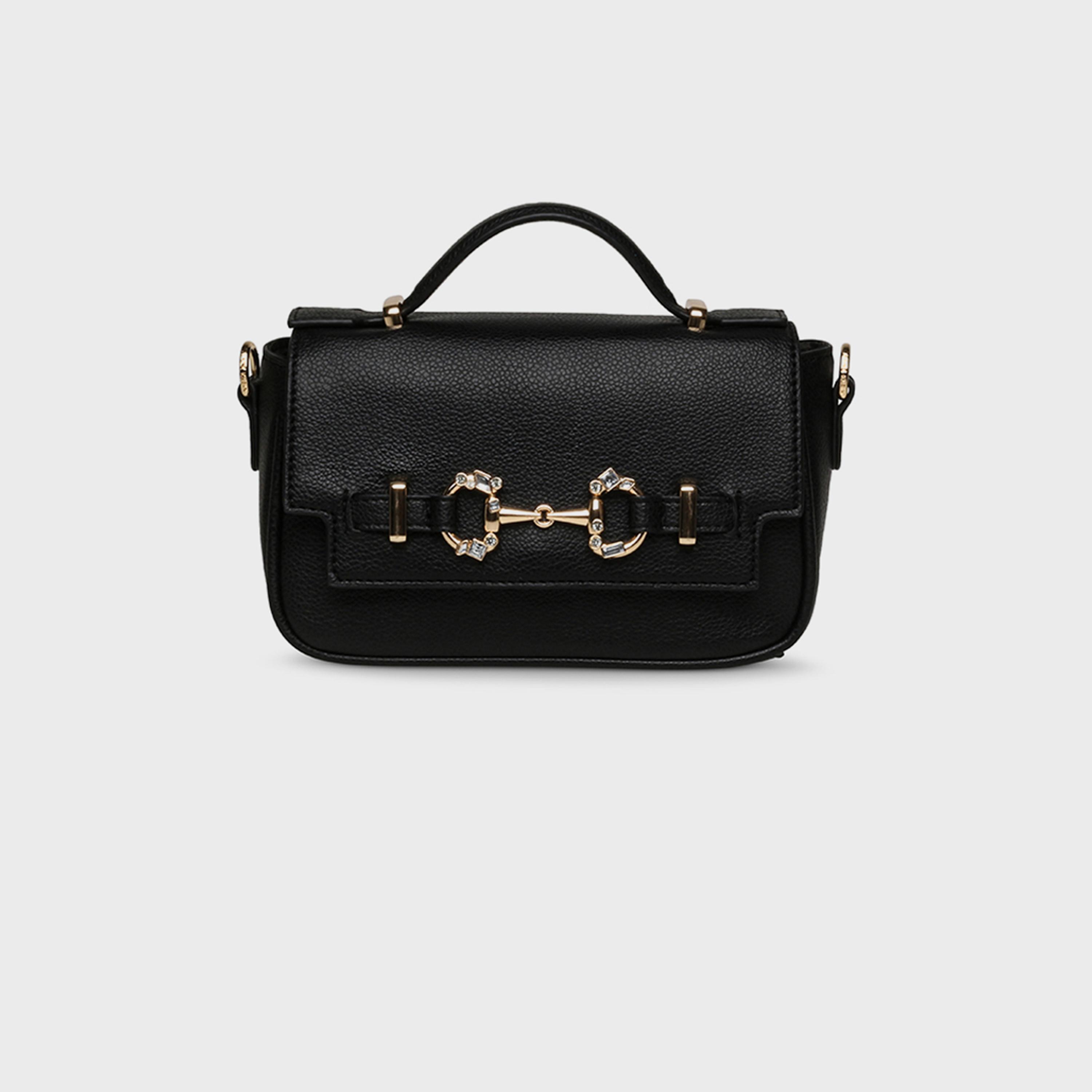 آن كلين - شنطة يد بمقبض علوي مزخرف وغطاء حزام قابل للفصل | 27.94 × 10.92 × 13.97 سم-women-bagsandwallets-handbags-image-1