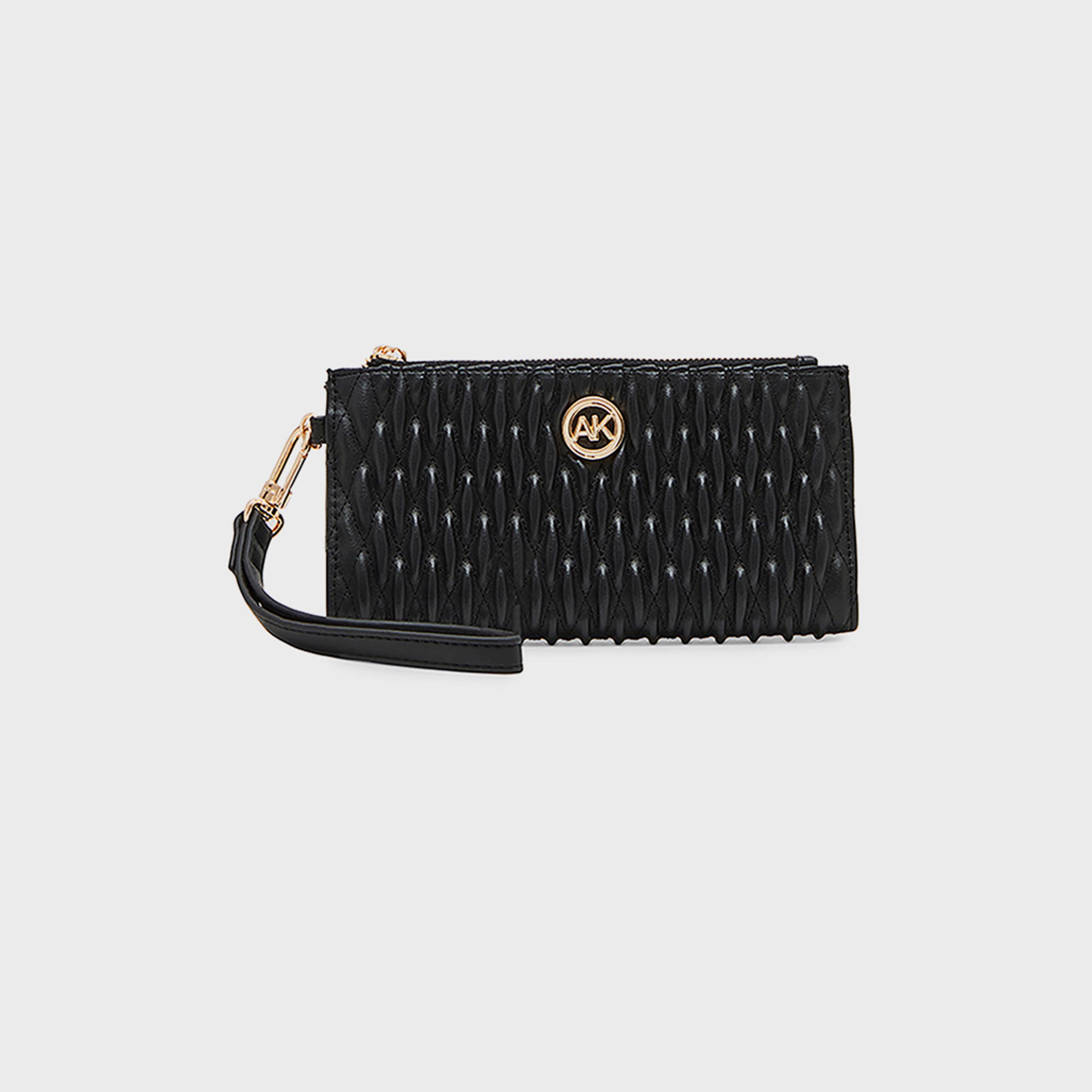 Anne Klein Quilted Wallet with Zipper | 23.62 X 5.08 X 14.22 CM-women-bagsandwallets-wallets-image-1