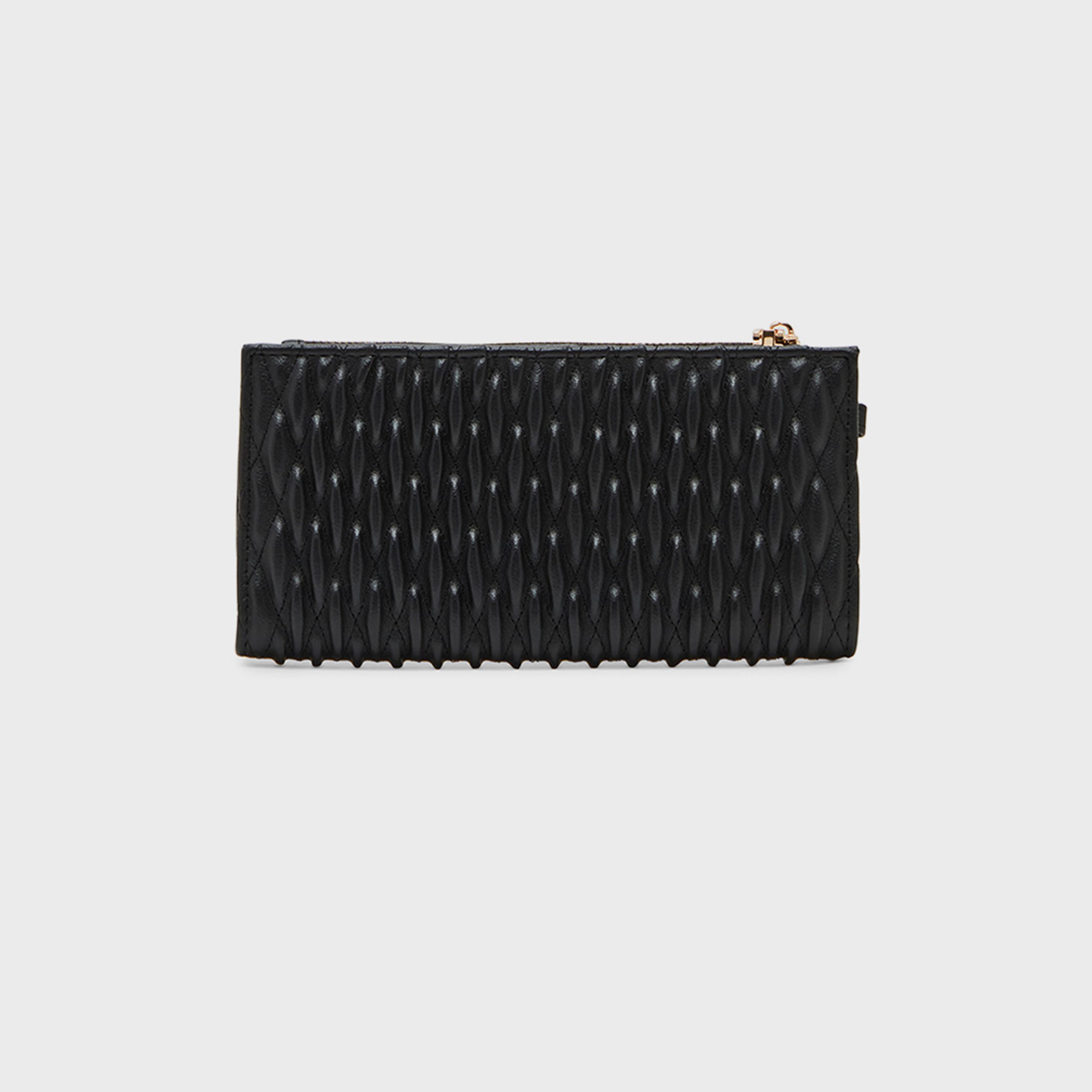 Anne Klein Quilted Wallet with Zipper | 23.62 X 5.08 X 14.22 CM-women-bagsandwallets-wallets-image-3