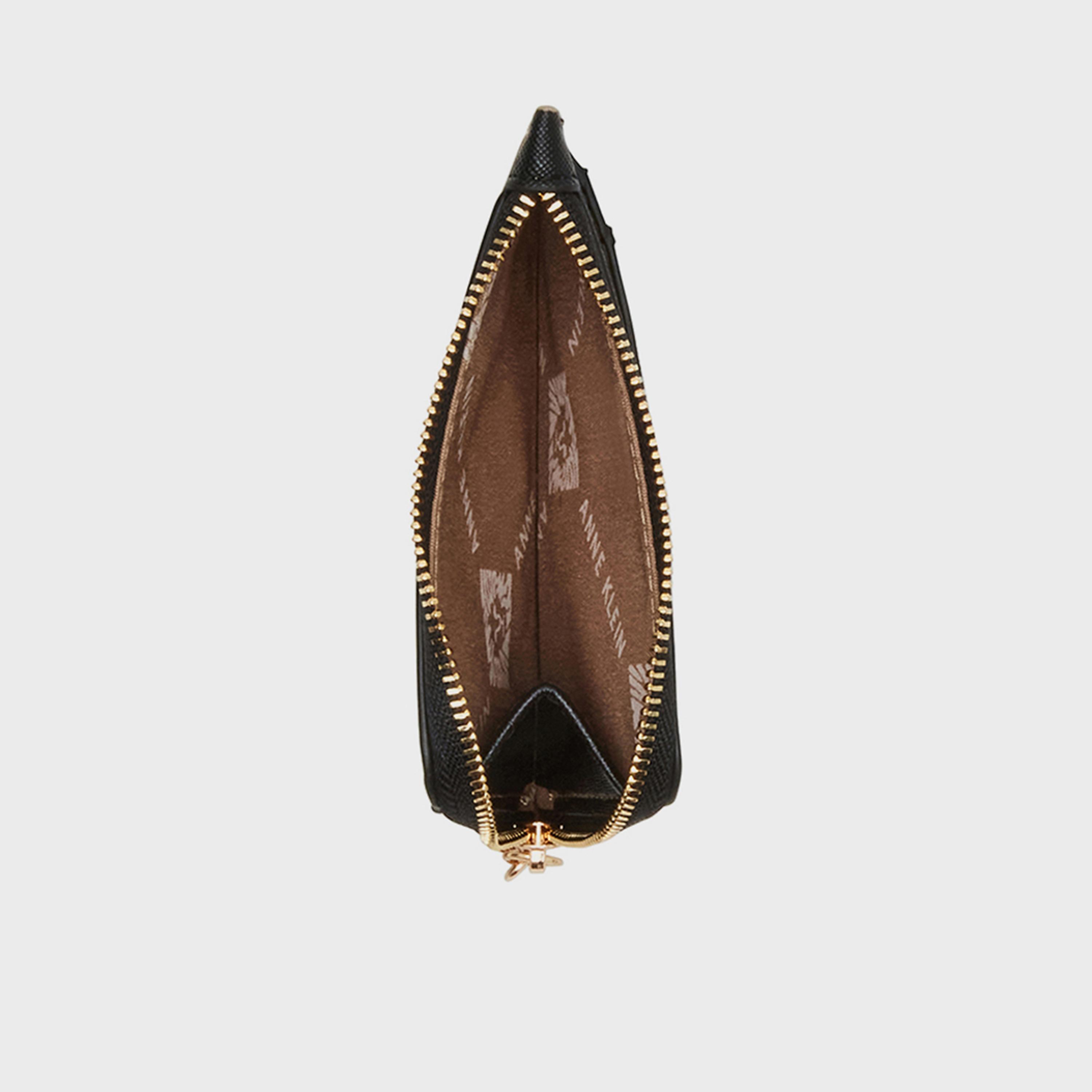 آن كلين - حامل بطاقات بألوان متداخلة مع سحاب | 12.06 × 1.91 × 8.89 سم-women-bagsandwallets-wallets-image-4