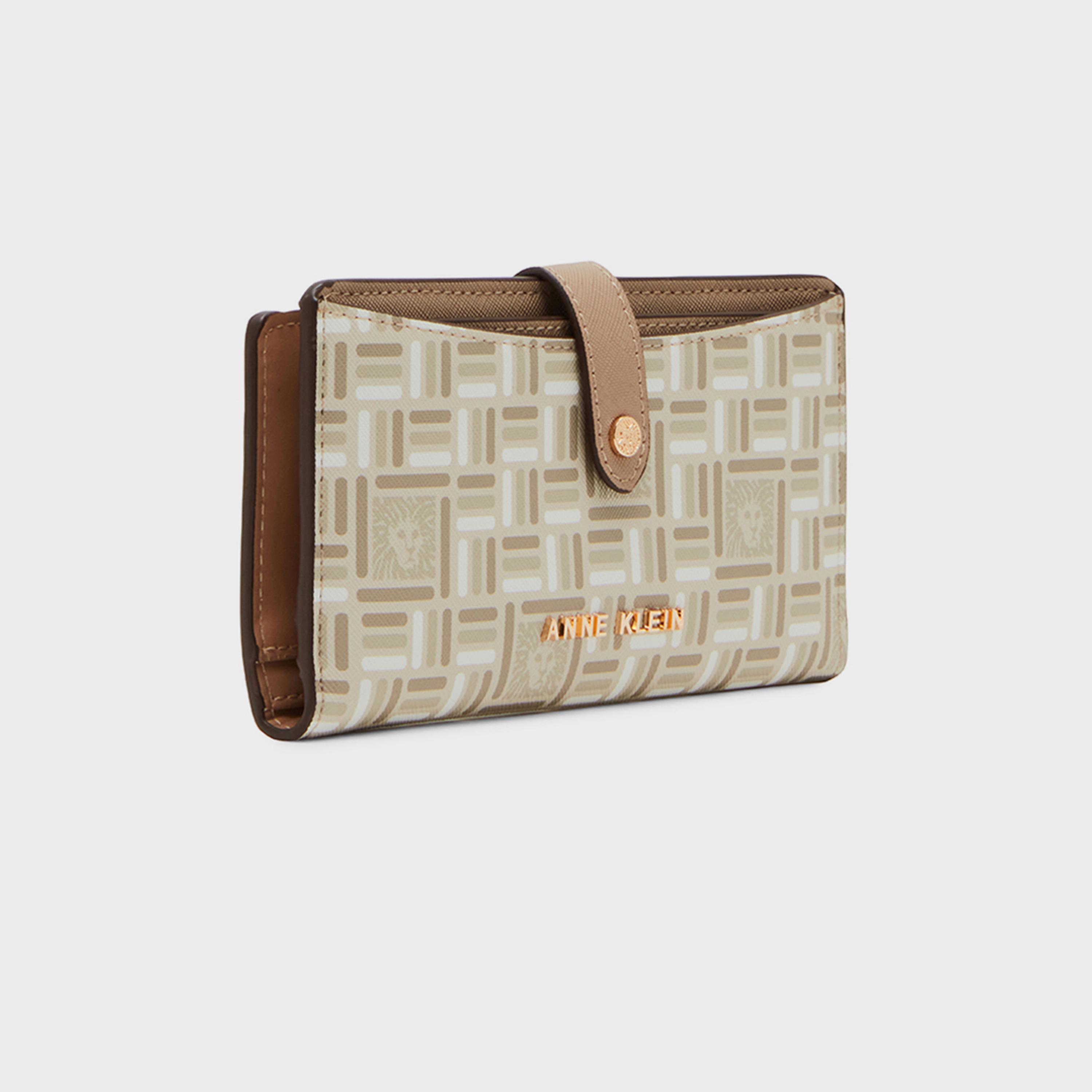 Anne Klein Printed Wallet with Magnetic Closure | 23.62 X 5.08 X 14.22 CM-women-bagsandwallets-wallets-image-2