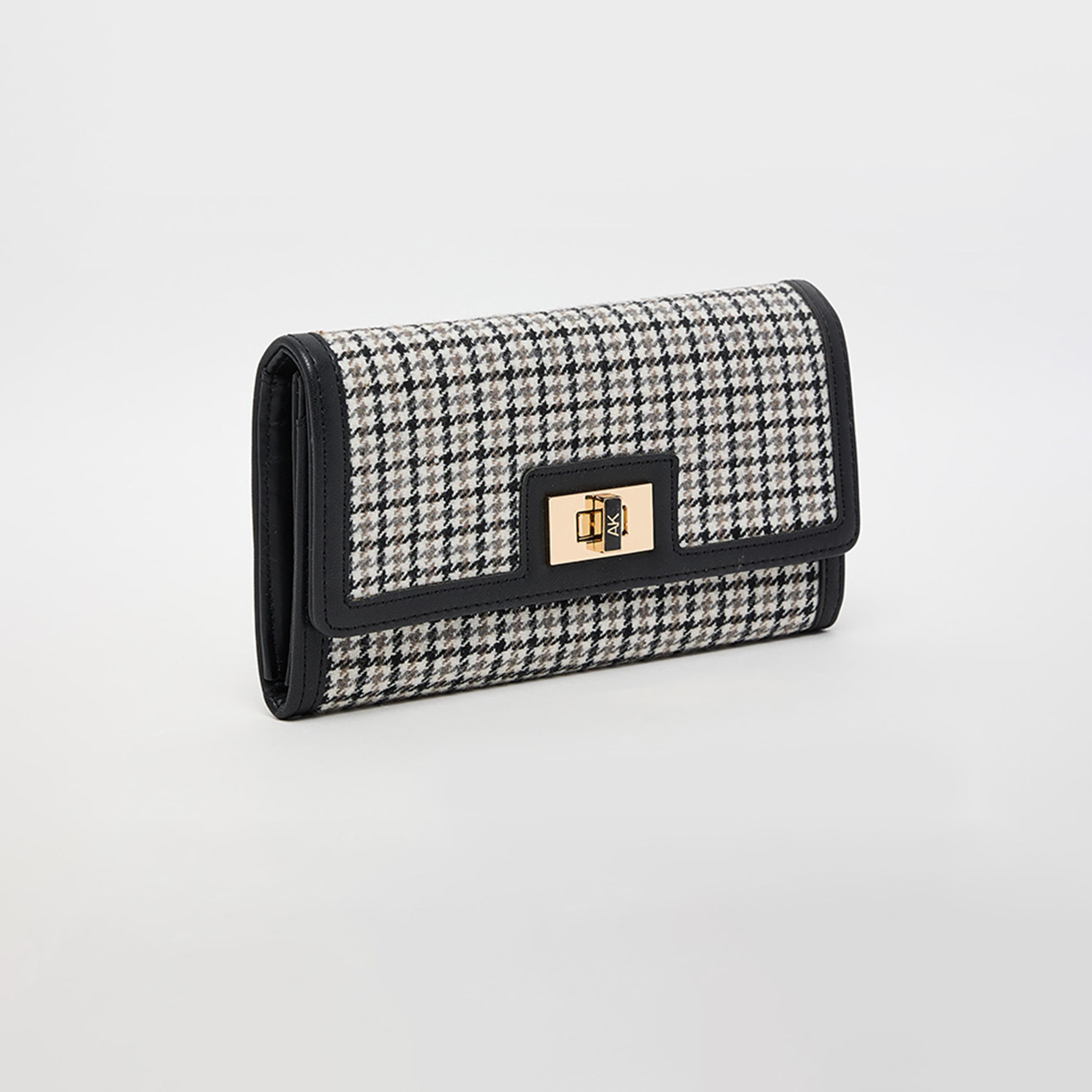 آن كلين - محفظة مطبوعة بقفل دوار | 23.62 × 5.08 × 14.22 سم-women-bagsandwallets-wallets-image-2