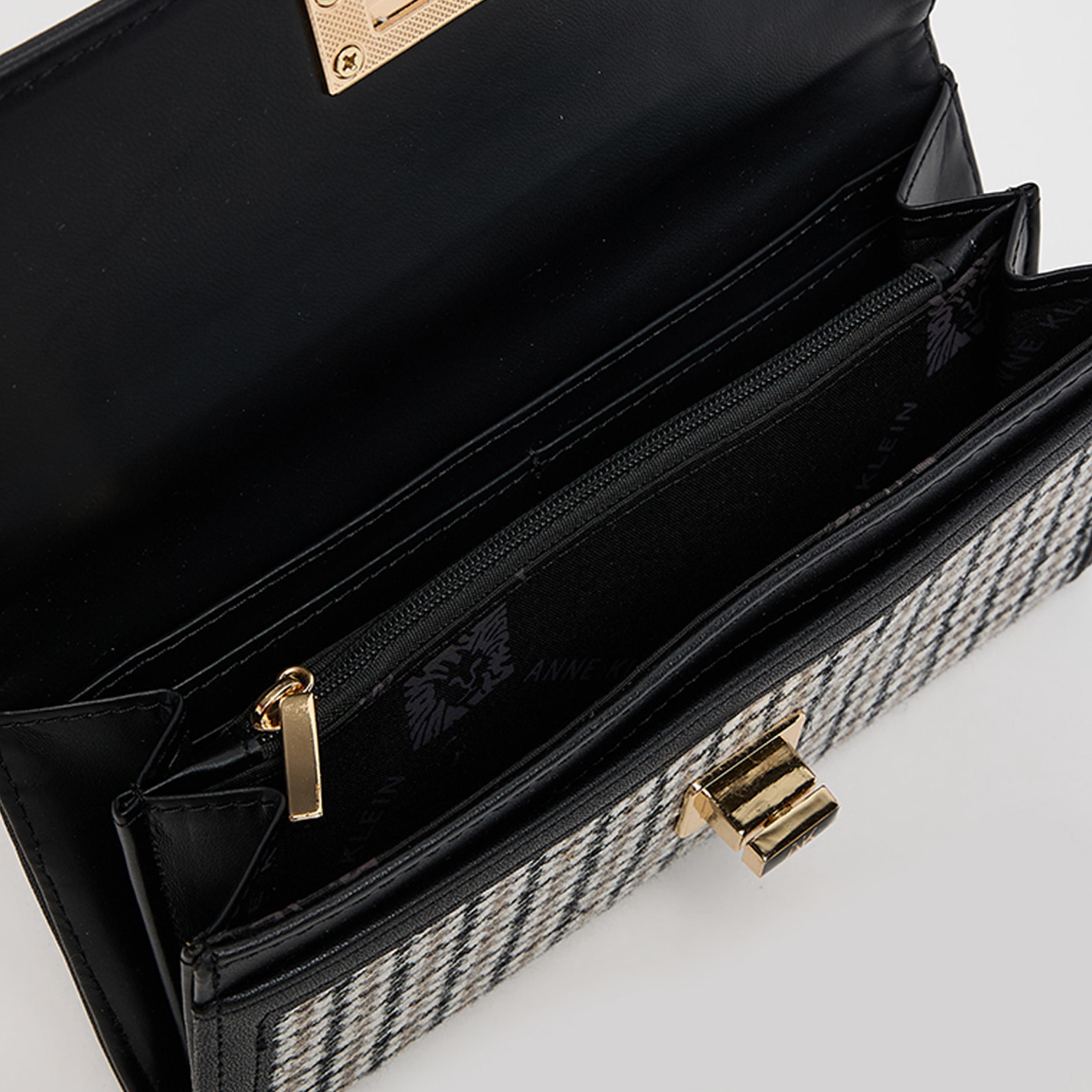 آن كلين - محفظة مطبوعة بقفل دوار | 23.62 × 5.08 × 14.22 سم-women-bagsandwallets-wallets-image-5