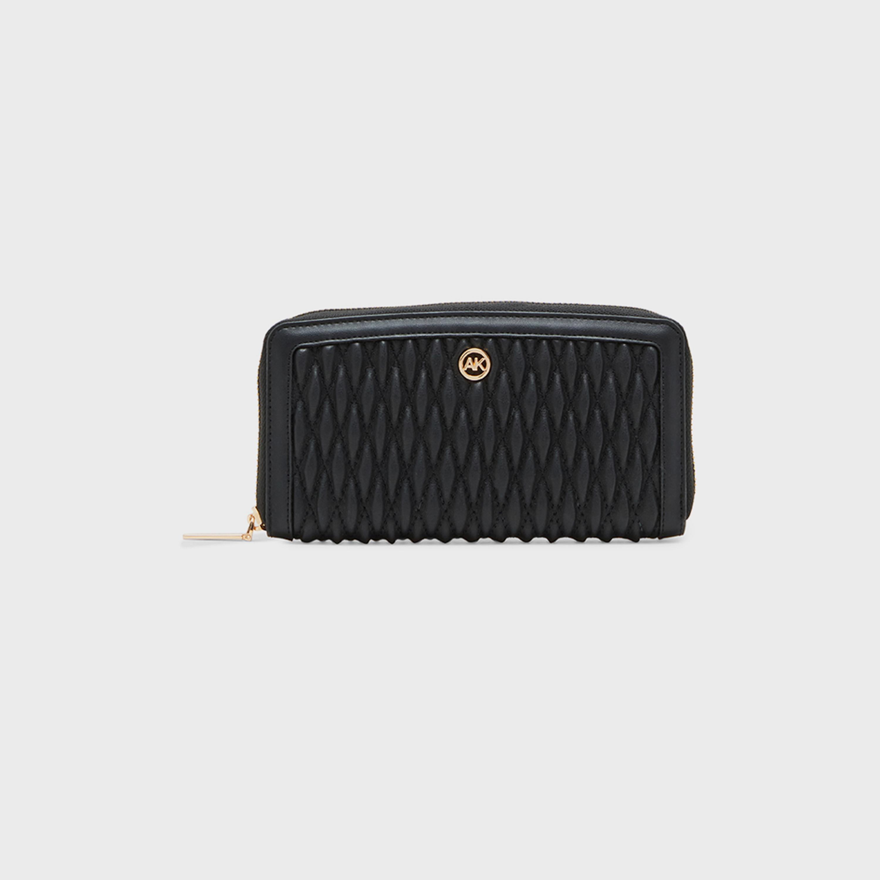Anne Klein Quilted Wallet with Zipper | 23.62 X 5.08 X 14.22 CM-women-bagsandwallets-wallets-image-1