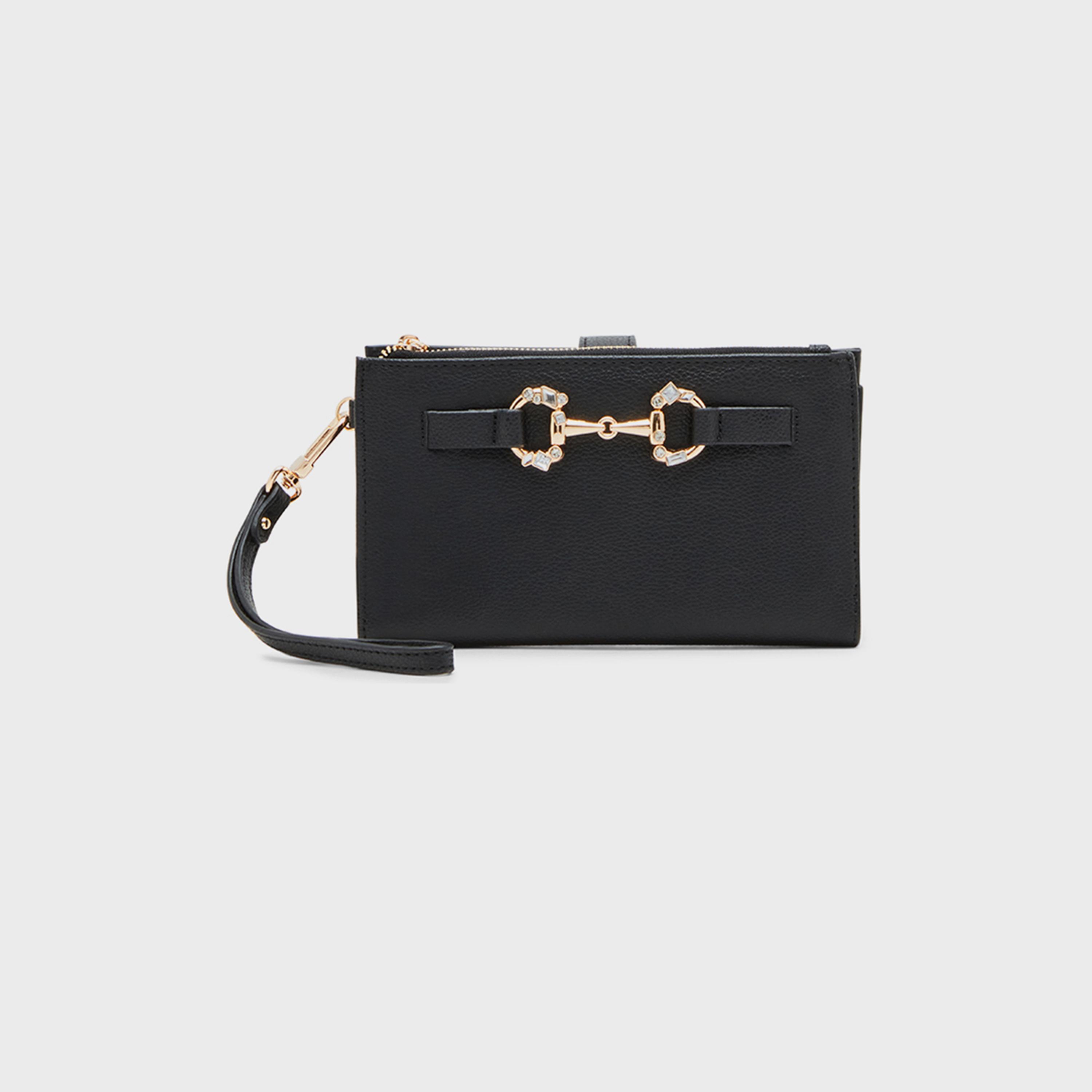 Anne Klein Textured Wallet with Magnetic Closure | 23.62 X 5.08 X 14.22 CM-women-bagsandwallets-wallets-image-1