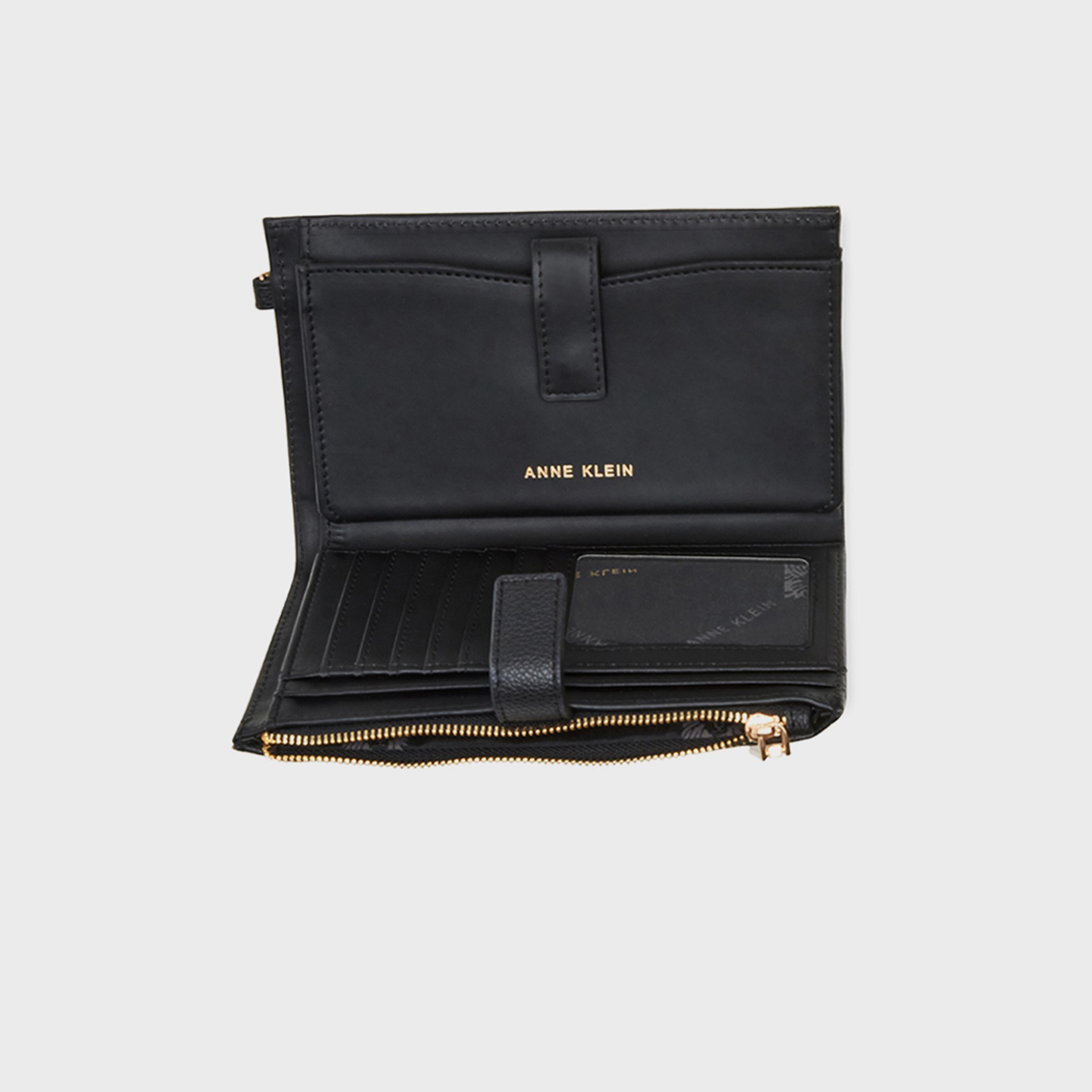 آن كلين - محفظة مزخرفة بإغلاق مغناطيسي | 23.62 × 5.08 × 14.22 سم-women-bagsandwallets-wallets-image-5