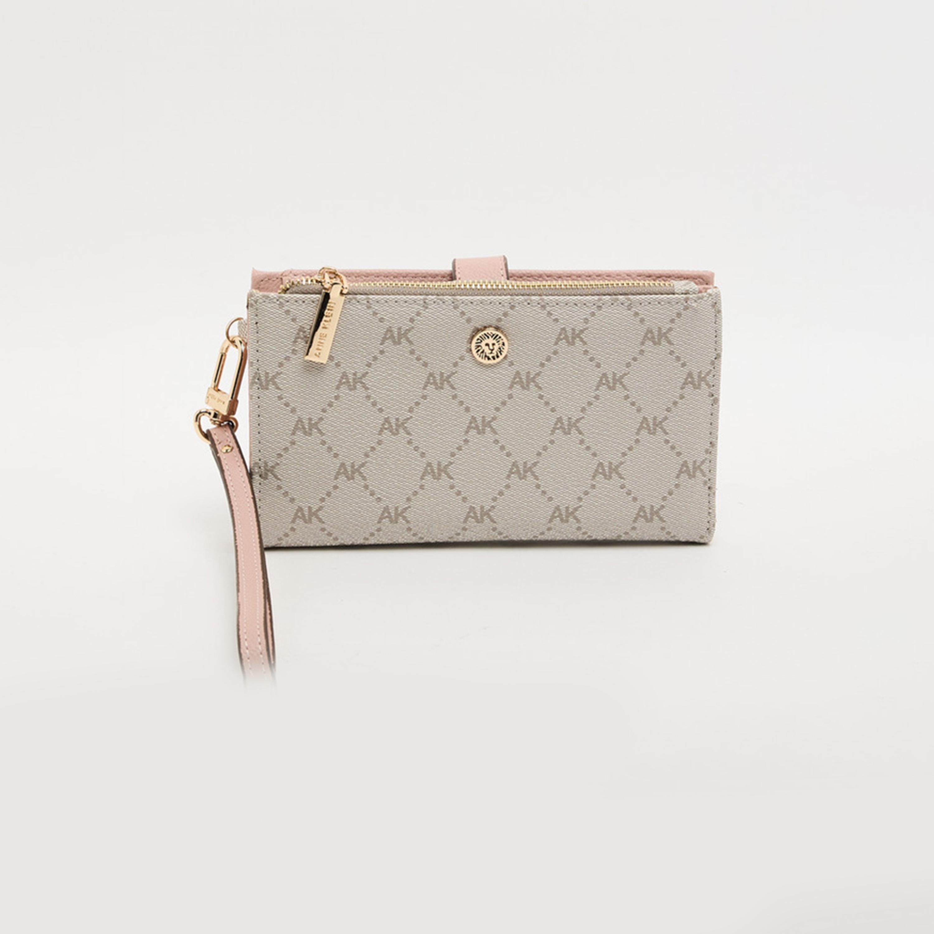 آن كلين - محفظة مونوغرام مع سحاب-women-bagsandwallets-wallets-image-1