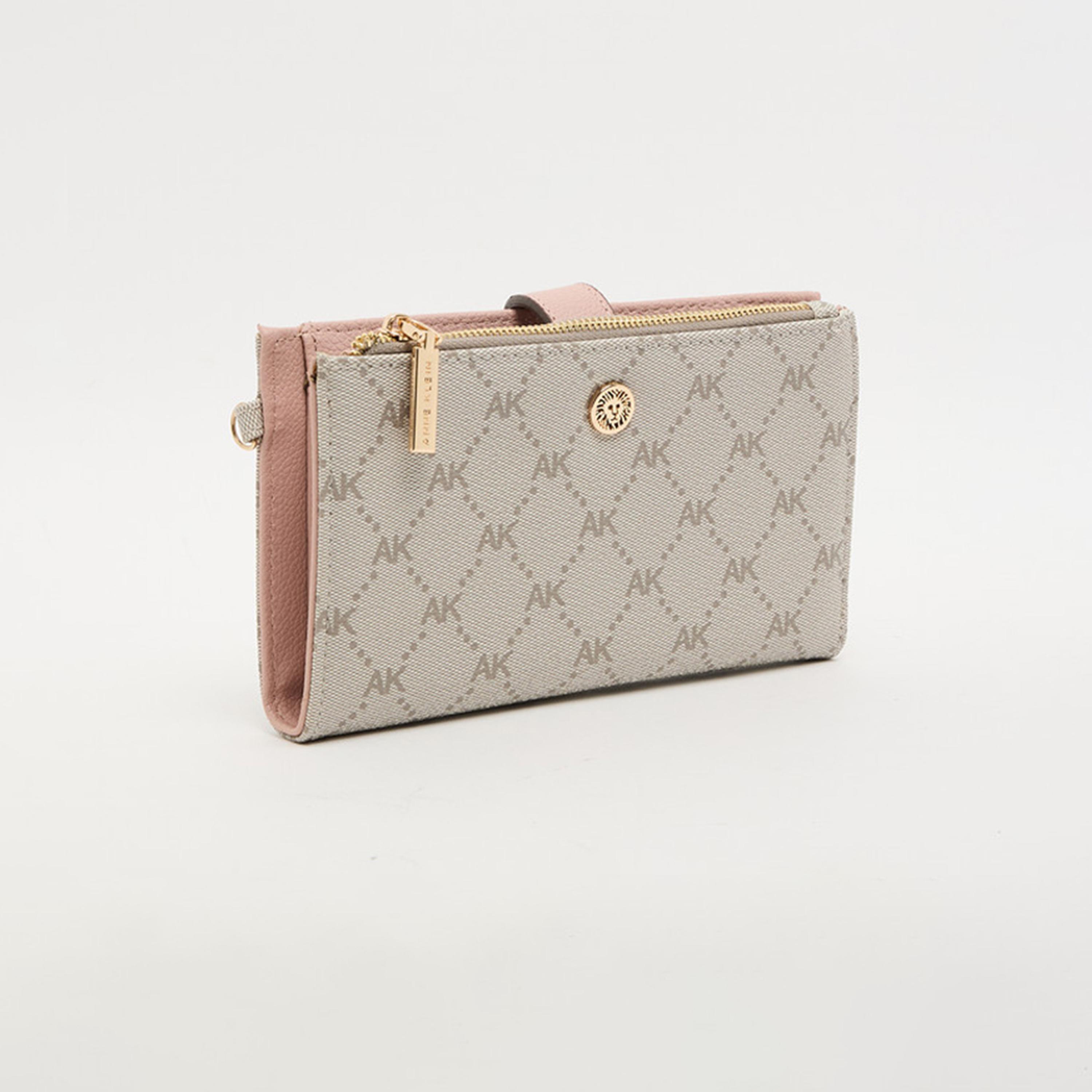 Anne Klein Monogram Wallet with Zipper-women-bagsandwallets-wallets-image-2