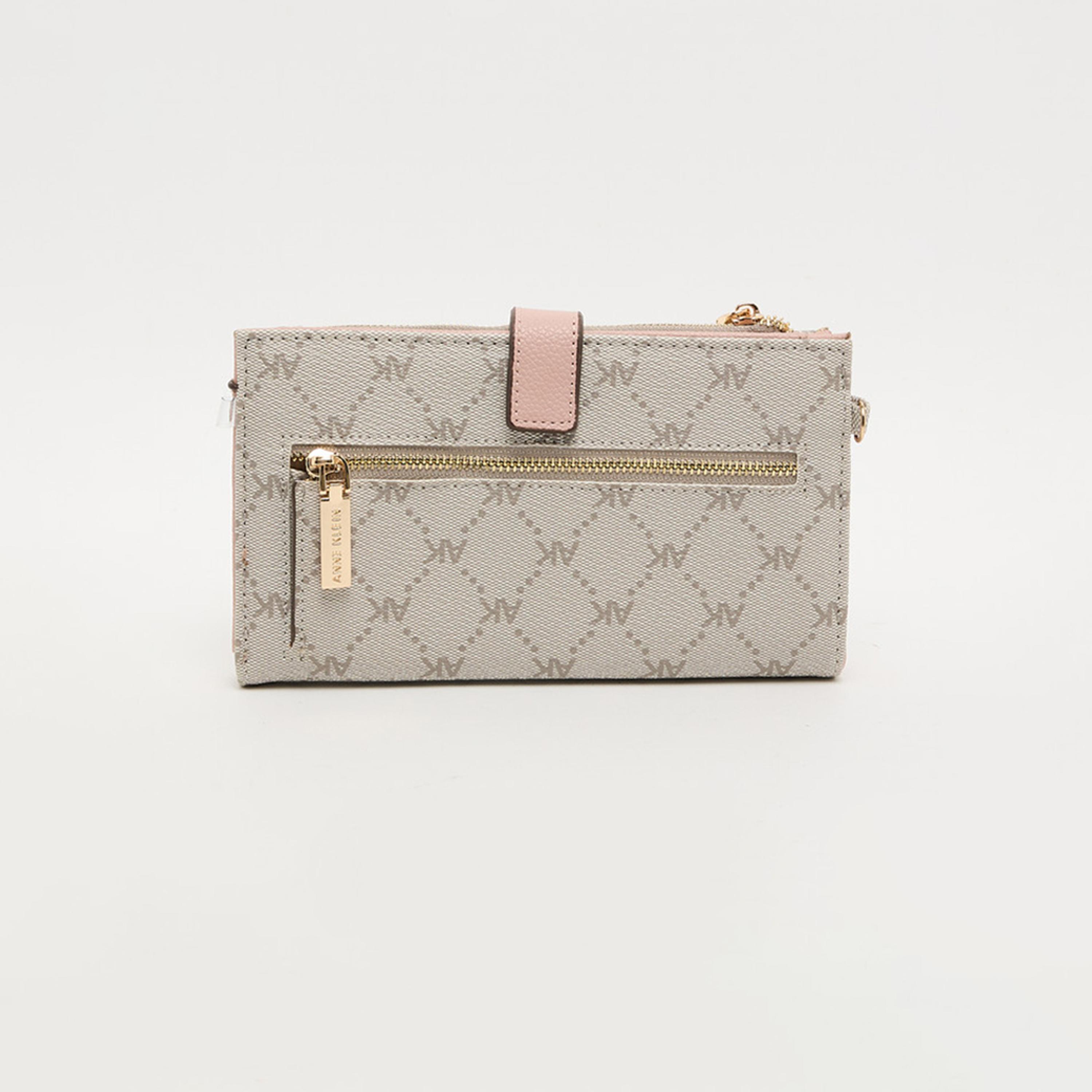 آن كلين - محفظة مونوغرام مع سحاب-women-bagsandwallets-wallets-image-3