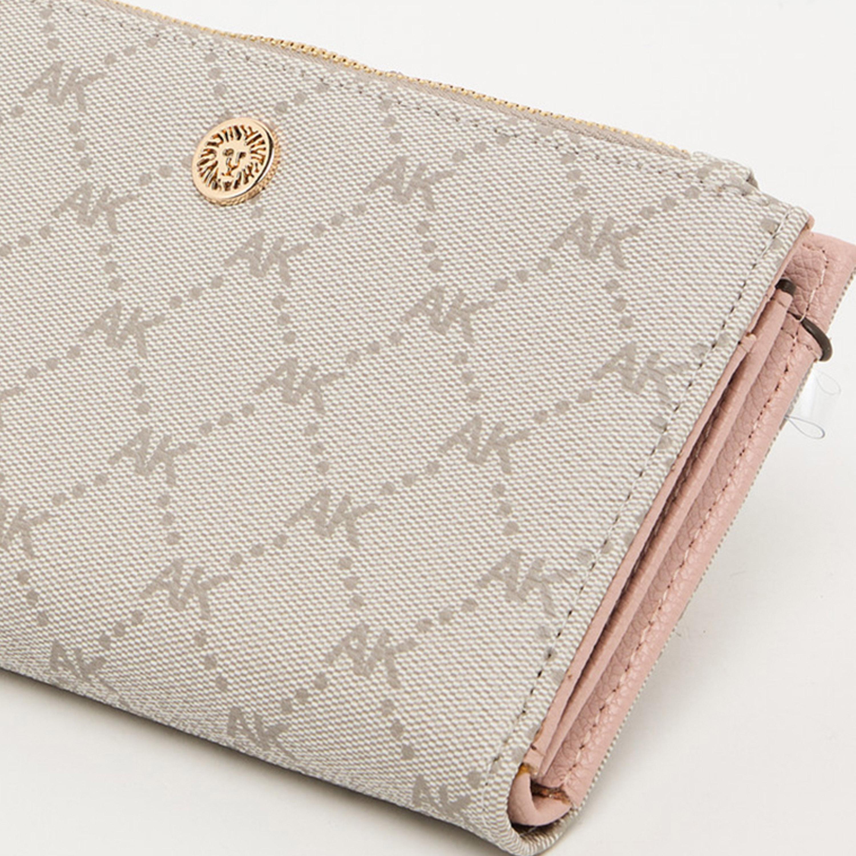 آن كلين - محفظة مونوغرام مع سحاب-women-bagsandwallets-wallets-image-5