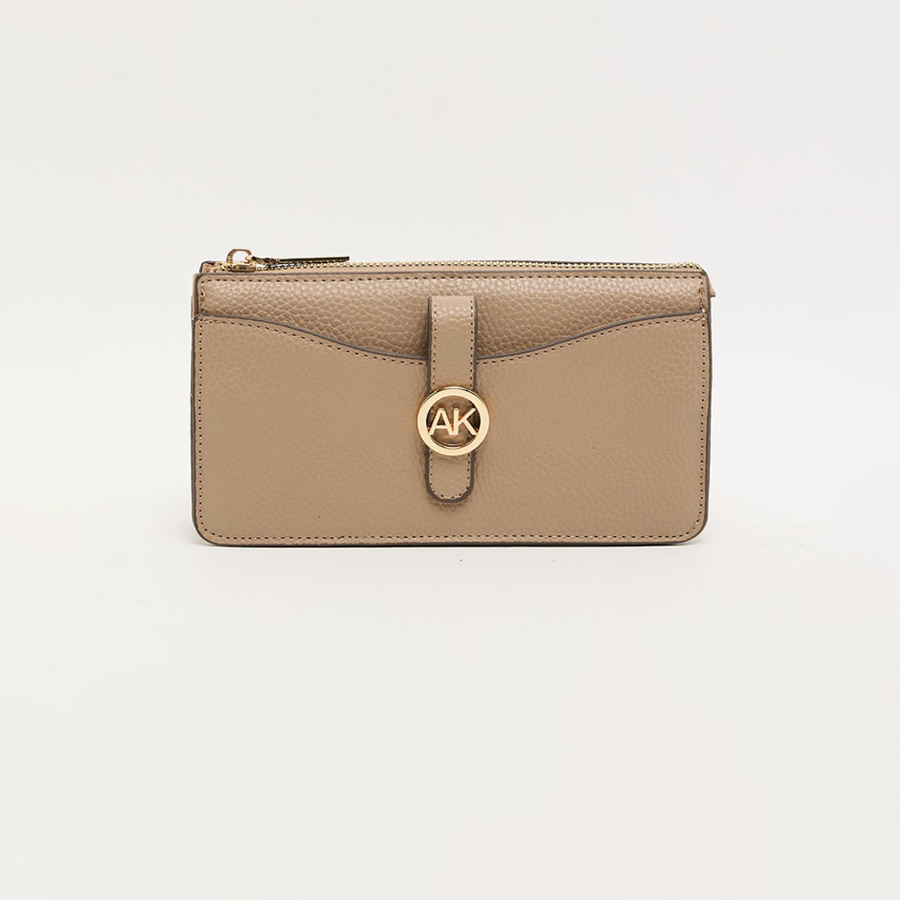 Anne Klein Textured Wallet with Zipper and Detachable Strap-women-bagsandwallets-wallets-image-12