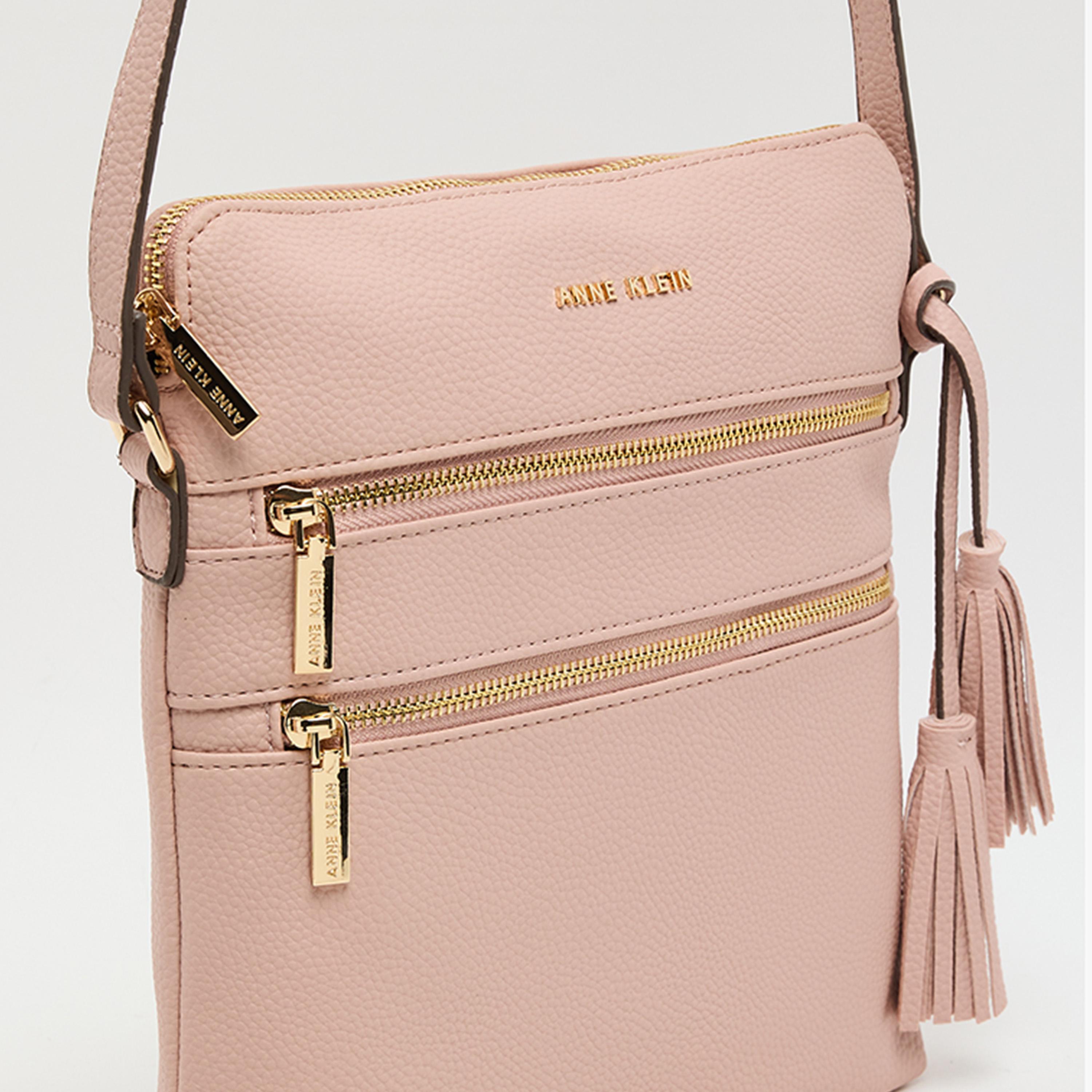 آن كلين - شنطة كتف مزخرفة بسحاب حزام قابل للفصل | 32.38 × 10.79 × 32.38 سم-women-bagsandwallets-handbags-image-5