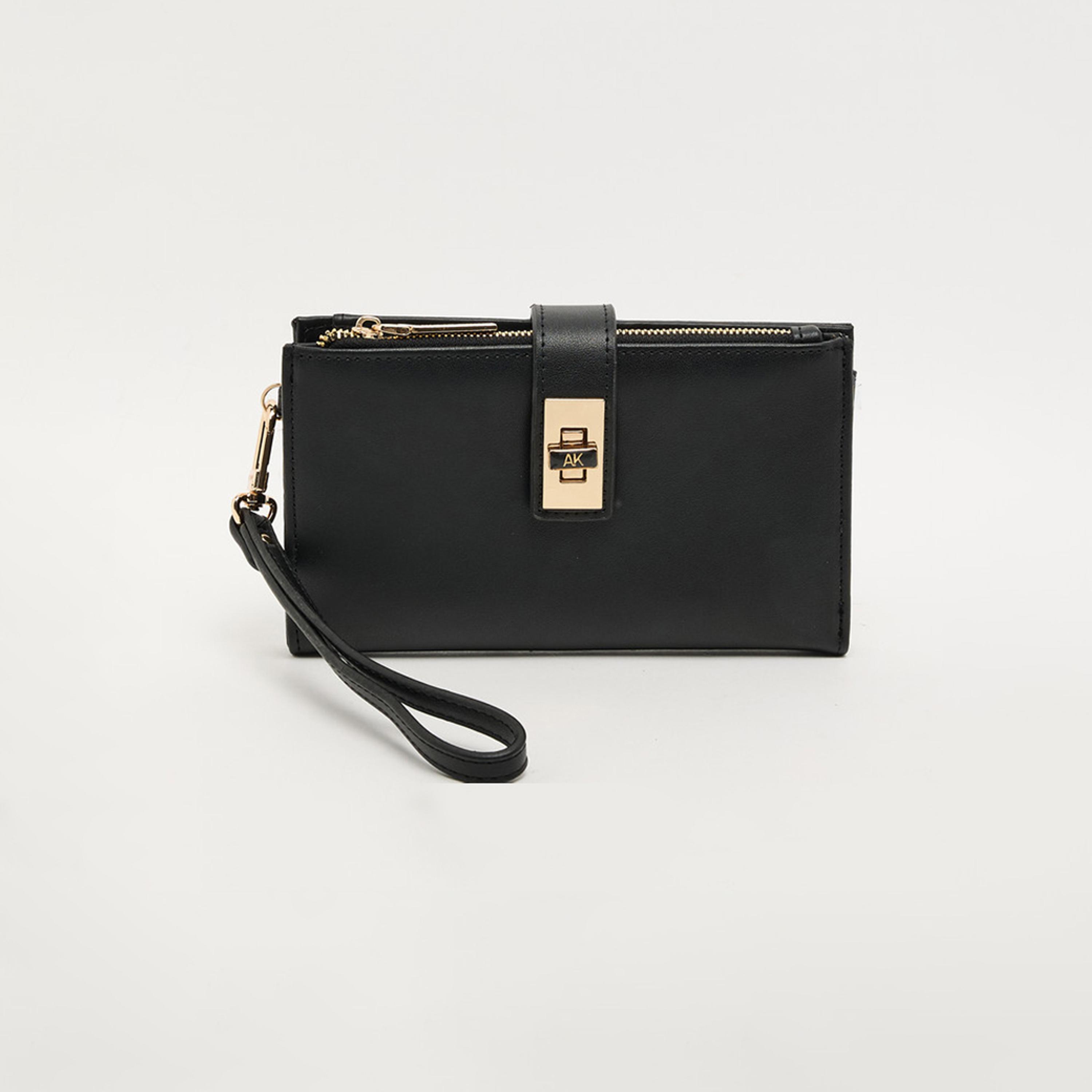 آن كلين - محفظة سادة بقفل دوار-women-bagsandwallets-wallets-image-1