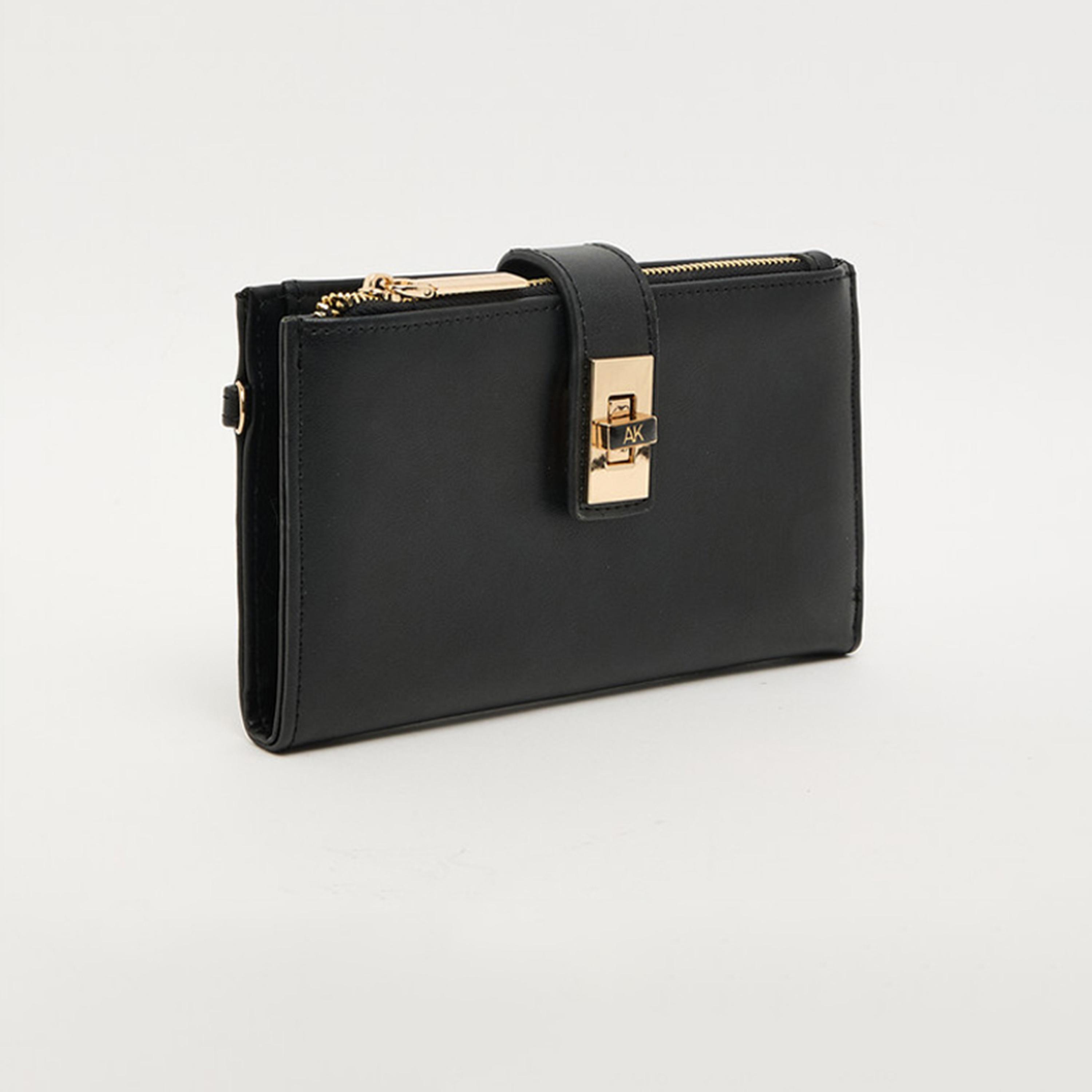 آن كلين - محفظة سادة بقفل دوار-women-bagsandwallets-wallets-image-2