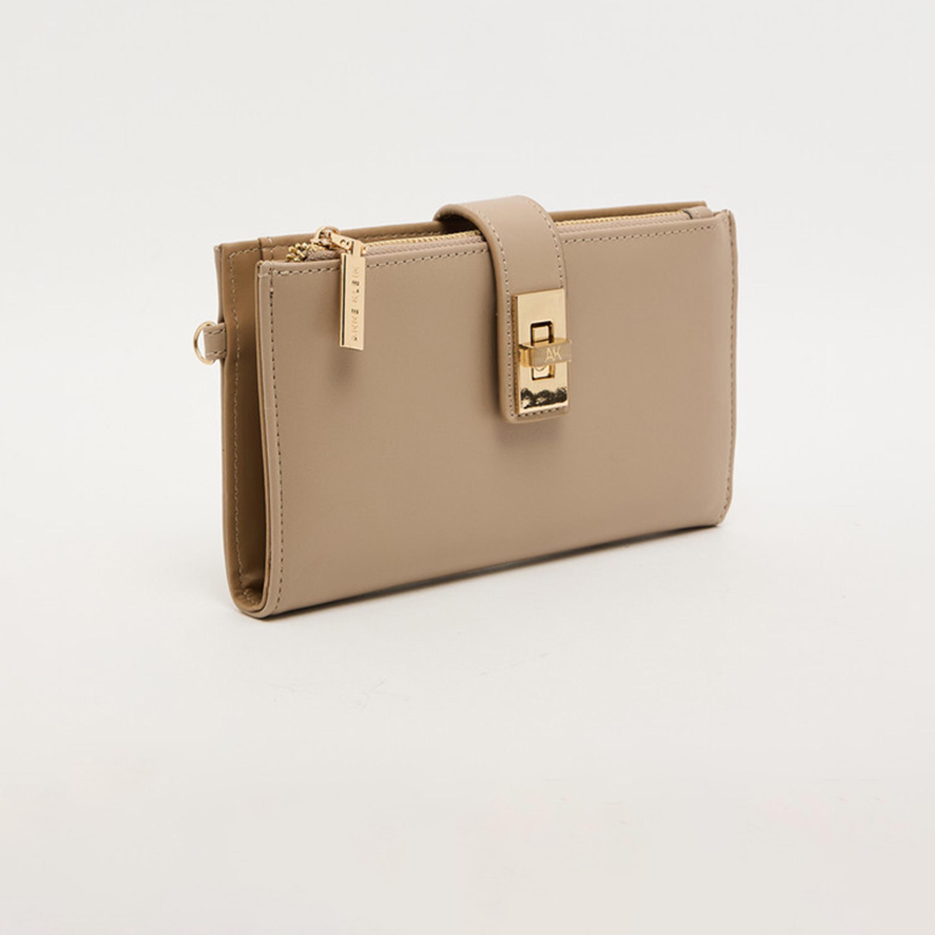 آن كلين - محفظة سادة بقفل دوار-women-bagsandwallets-wallets-image-2