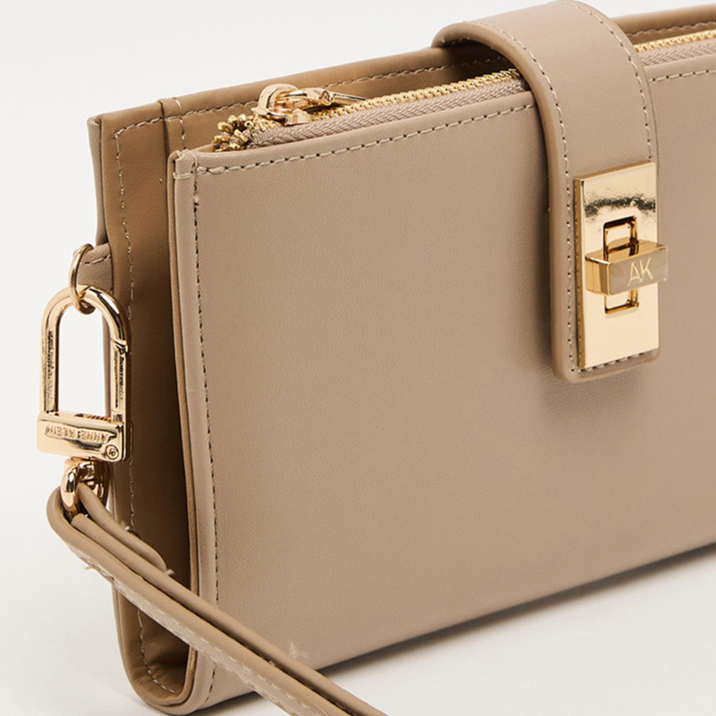 آن كلين - محفظة سادة بقفل دوار-women-bagsandwallets-wallets-image-4