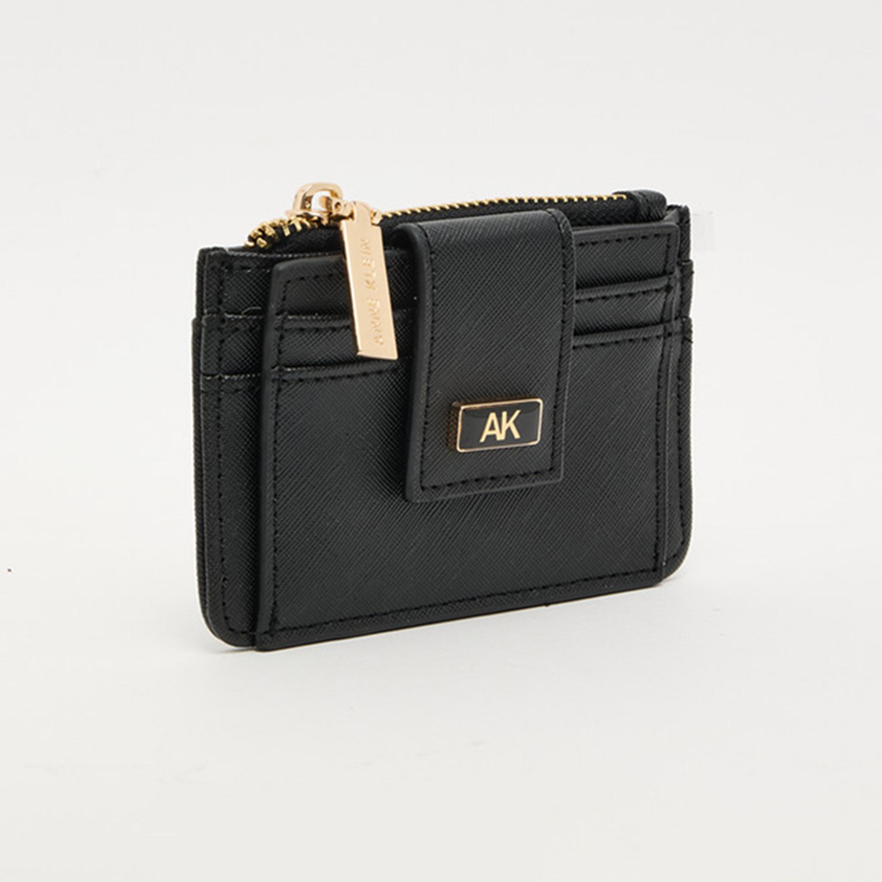 Anne Klein Textured Cardholder with Zipper | 19.5 X 4 X 10.5 CM-women-bagsandwallets-wallets-image-2