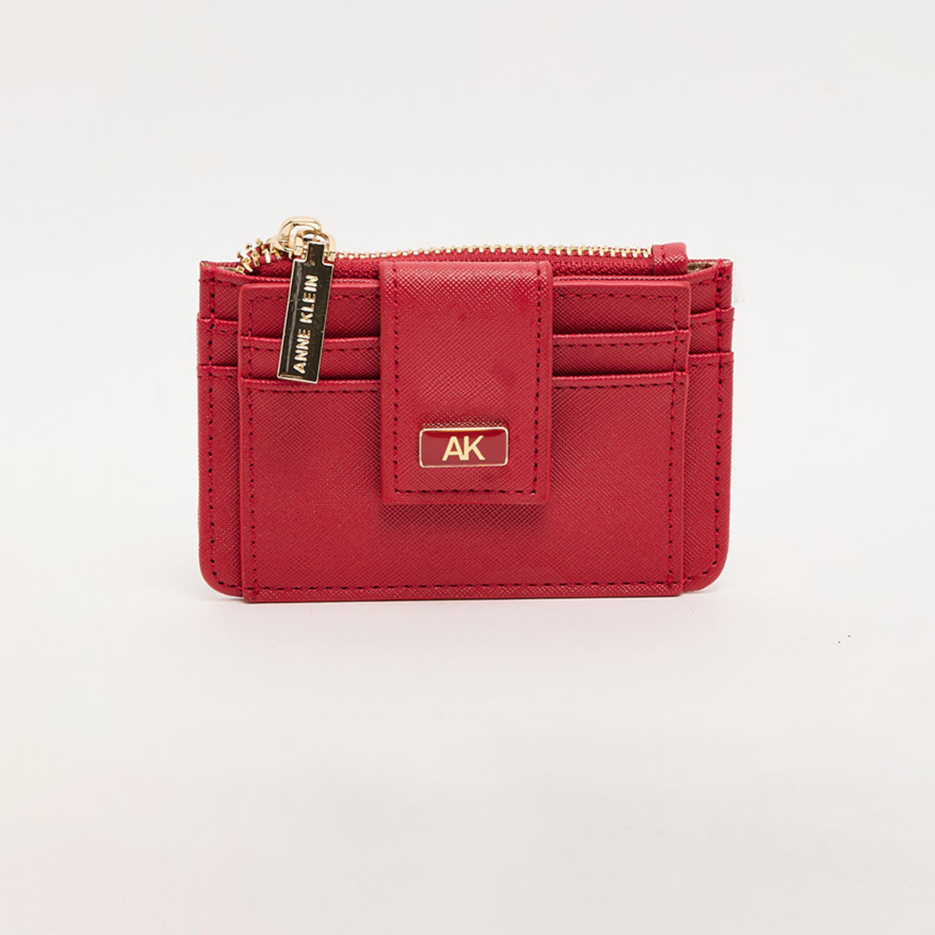 Anne Klein Textured Cardholder with Zipper | 19.5 X 4 X 10.5 CM-women-bagsandwallets-wallets-image-6