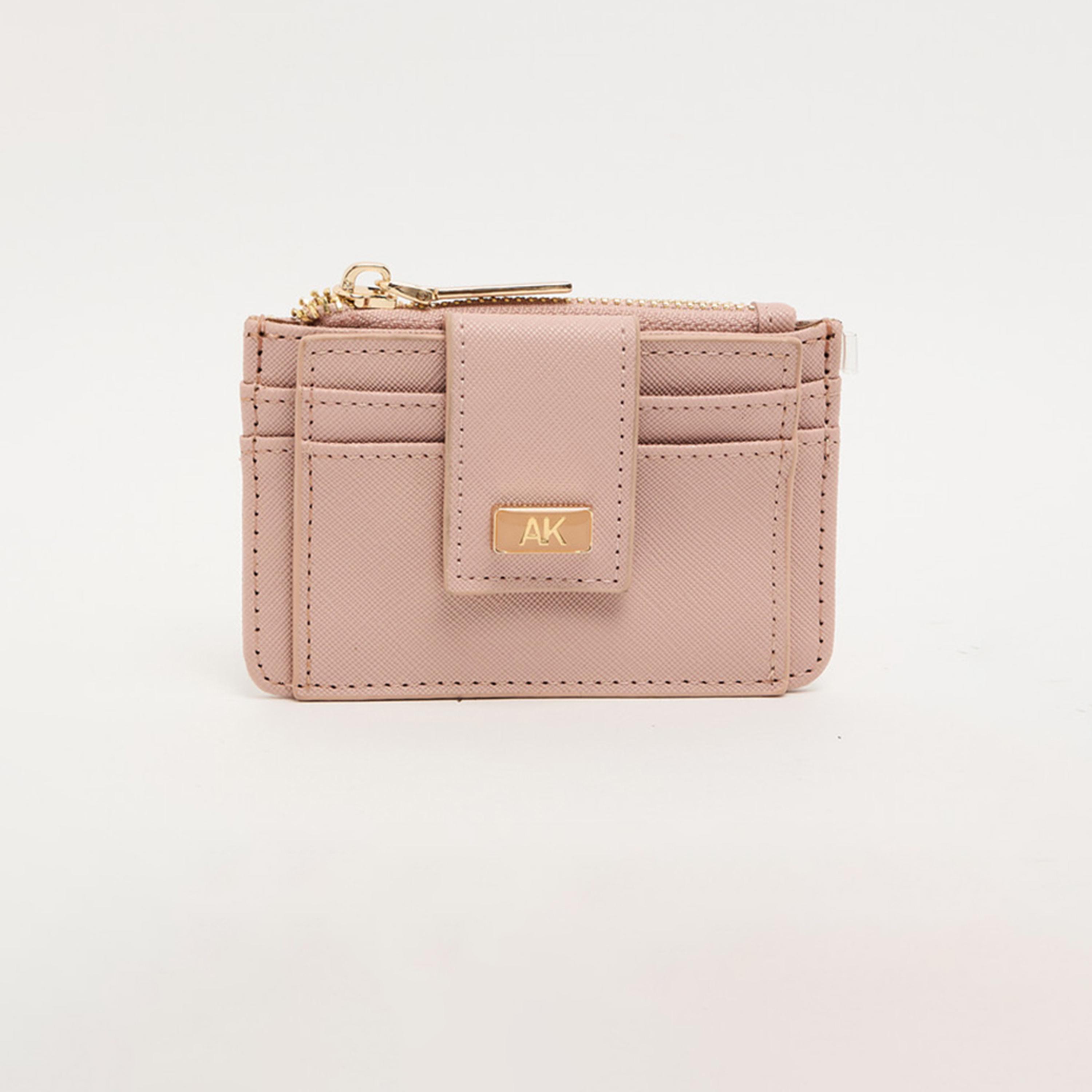 Anne Klein Textured Cardholder with Zipper | 19.5 X 4 X 10.5 CM-women-bagsandwallets-wallets-image-11