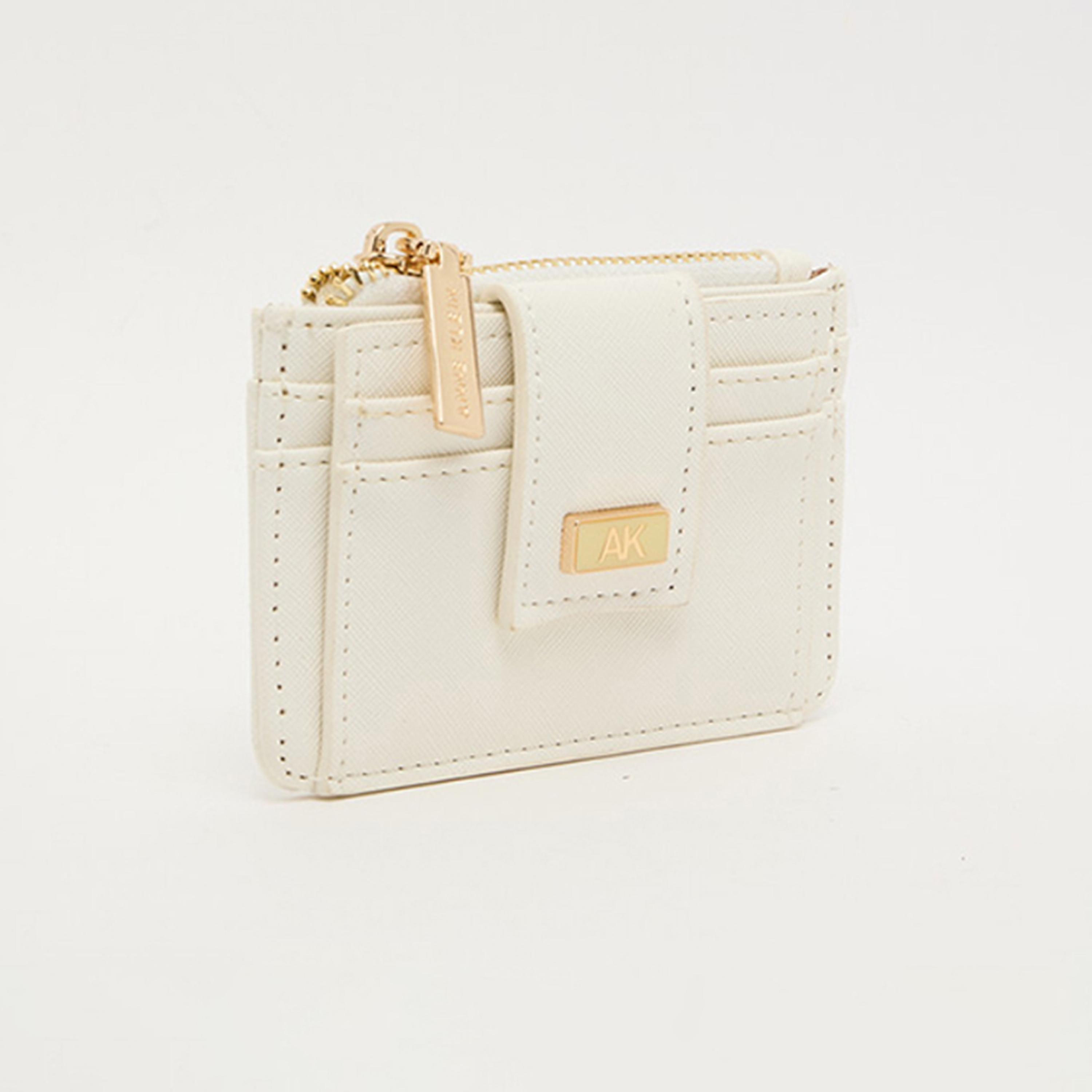 Anne Klein Textured Cardholder with Zipper | 19.5 X 4 X 10.5 CM-women-bagsandwallets-wallets-image-17