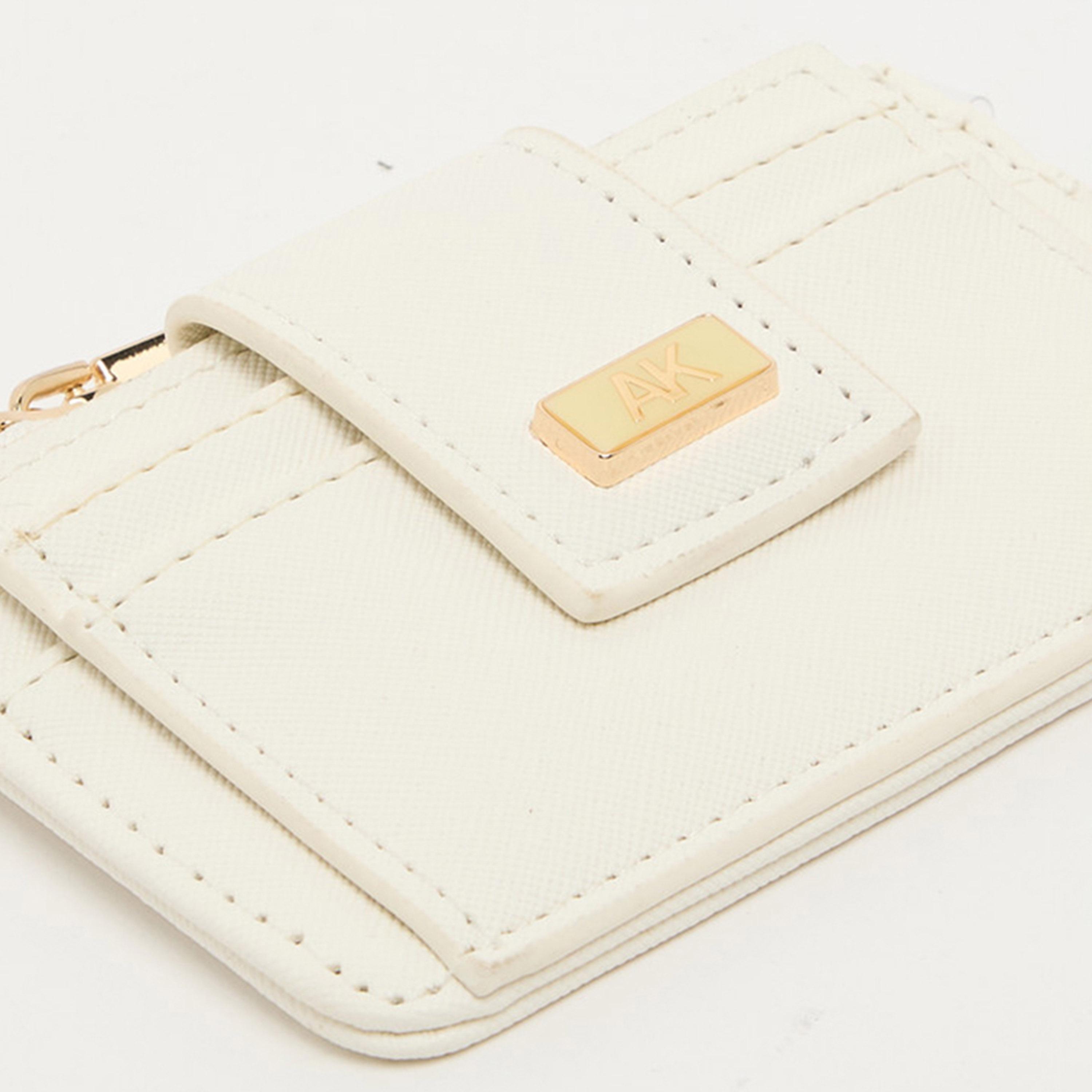 Anne Klein Textured Cardholder with Zipper | 19.5 X 4 X 10.5 CM-women-bagsandwallets-wallets-image-19