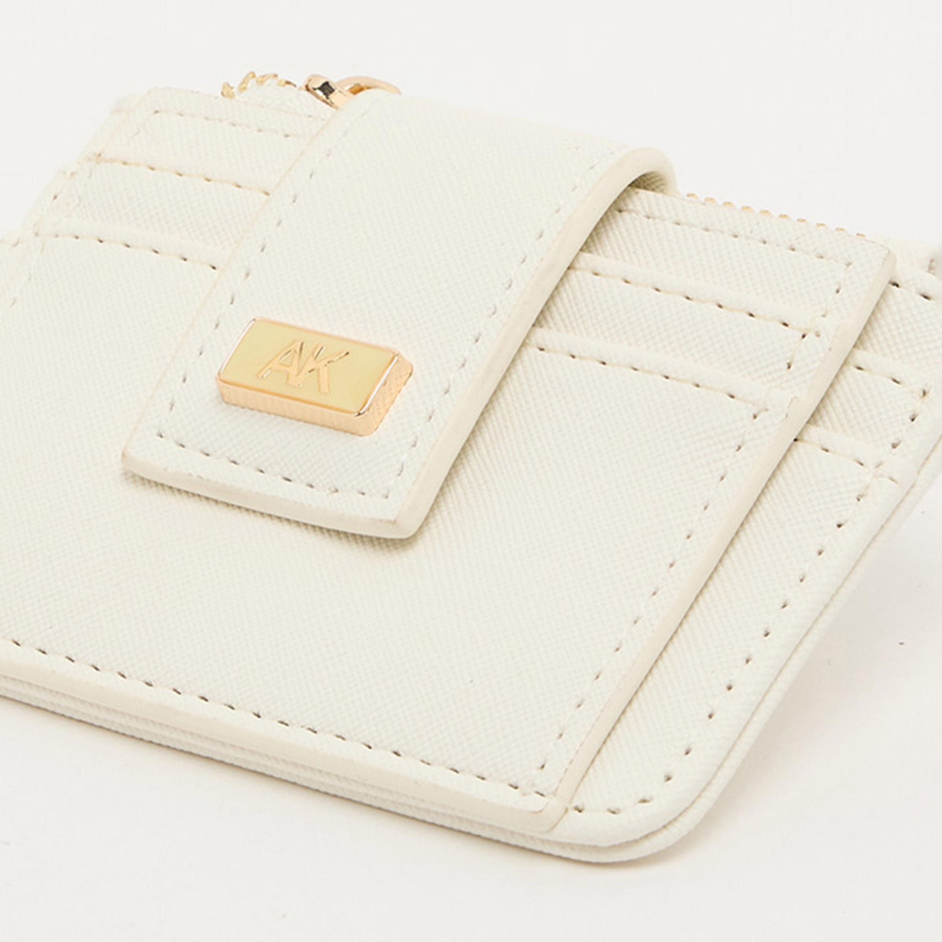 Anne Klein Textured Cardholder with Zipper | 19.5 X 4 X 10.5 CM-women-bagsandwallets-wallets-image-20