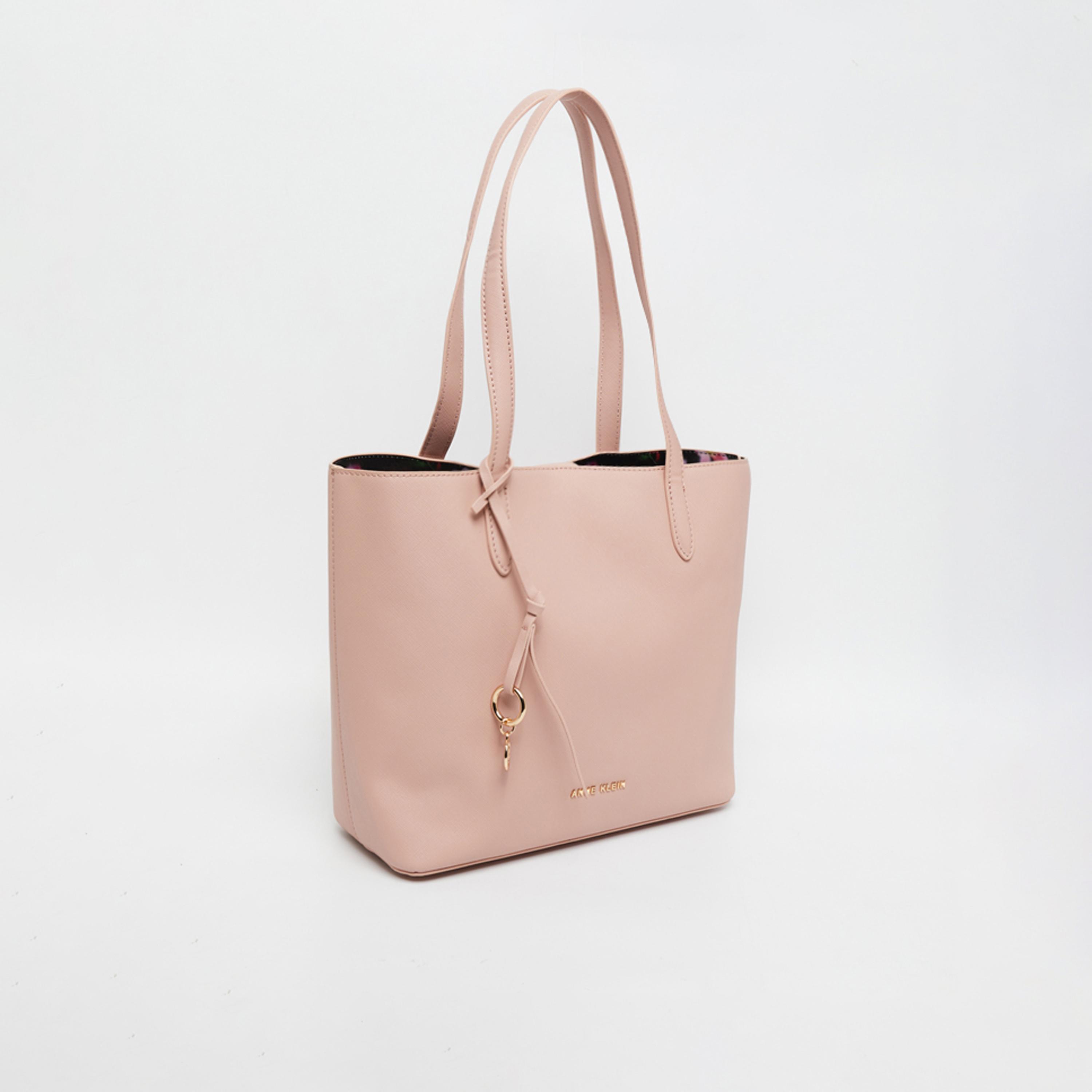 آن كلين - شنطة يد سادة بمقبضين وإغلاق مغناطيسي | 28.9 × 12.06 × 26.04 سم-women-bagsandwallets-handbags-image-3