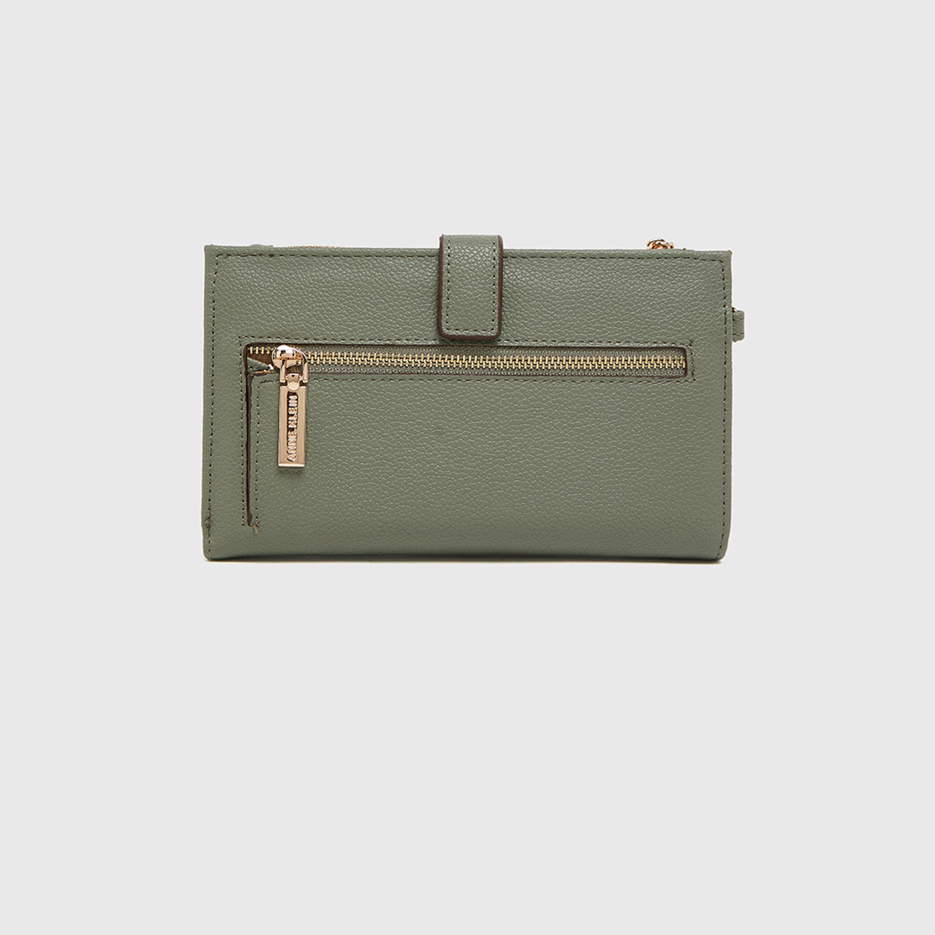 آن كلين - محفظة مزخرفة بسحاب | 14.22 × 2.79 × 8.89 سم-women-bagsandwallets-wallets-image-3
