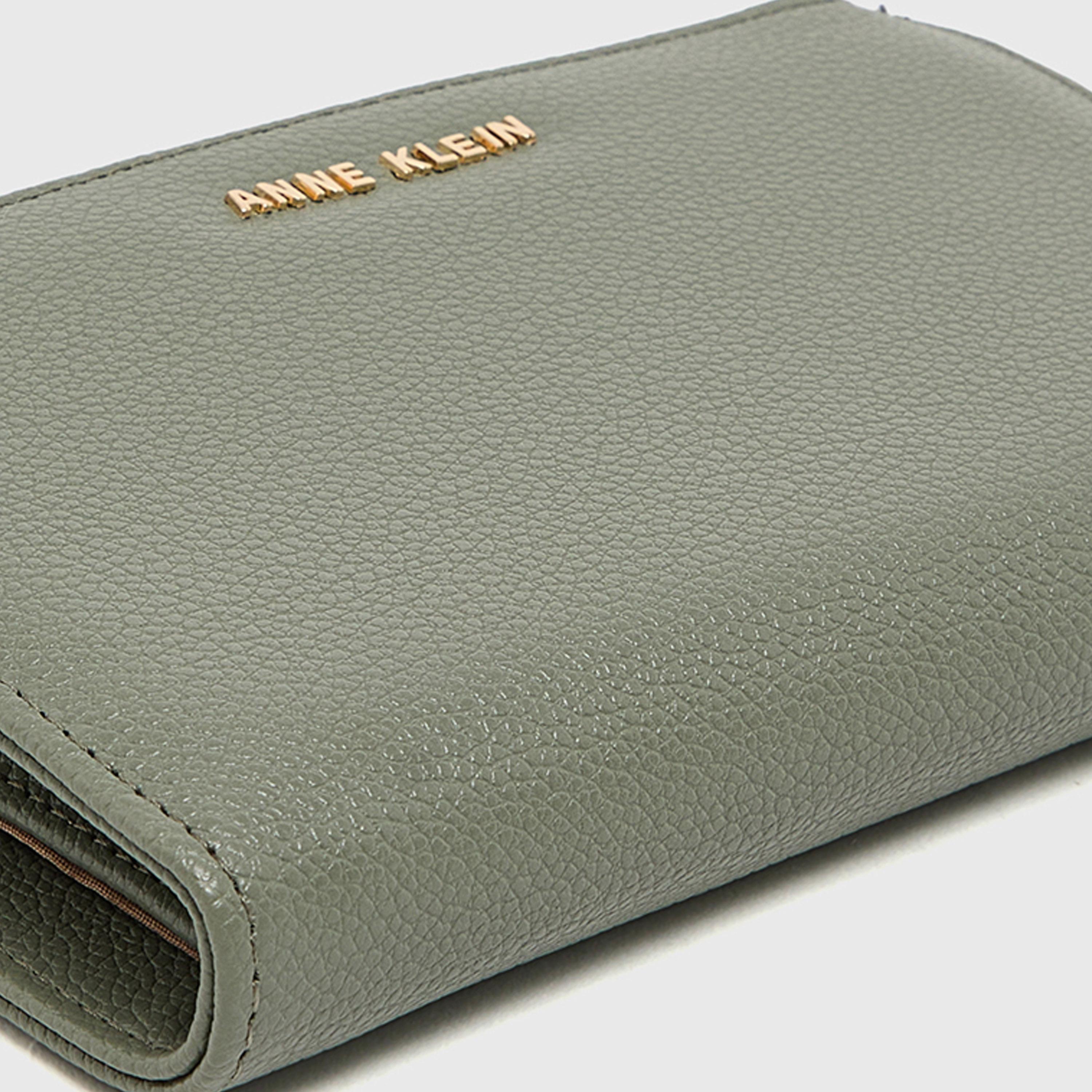 آن كلين - محفظة مزخرفة بسحاب | 14.22 × 2.79 × 8.89 سم-women-bagsandwallets-wallets-image-5