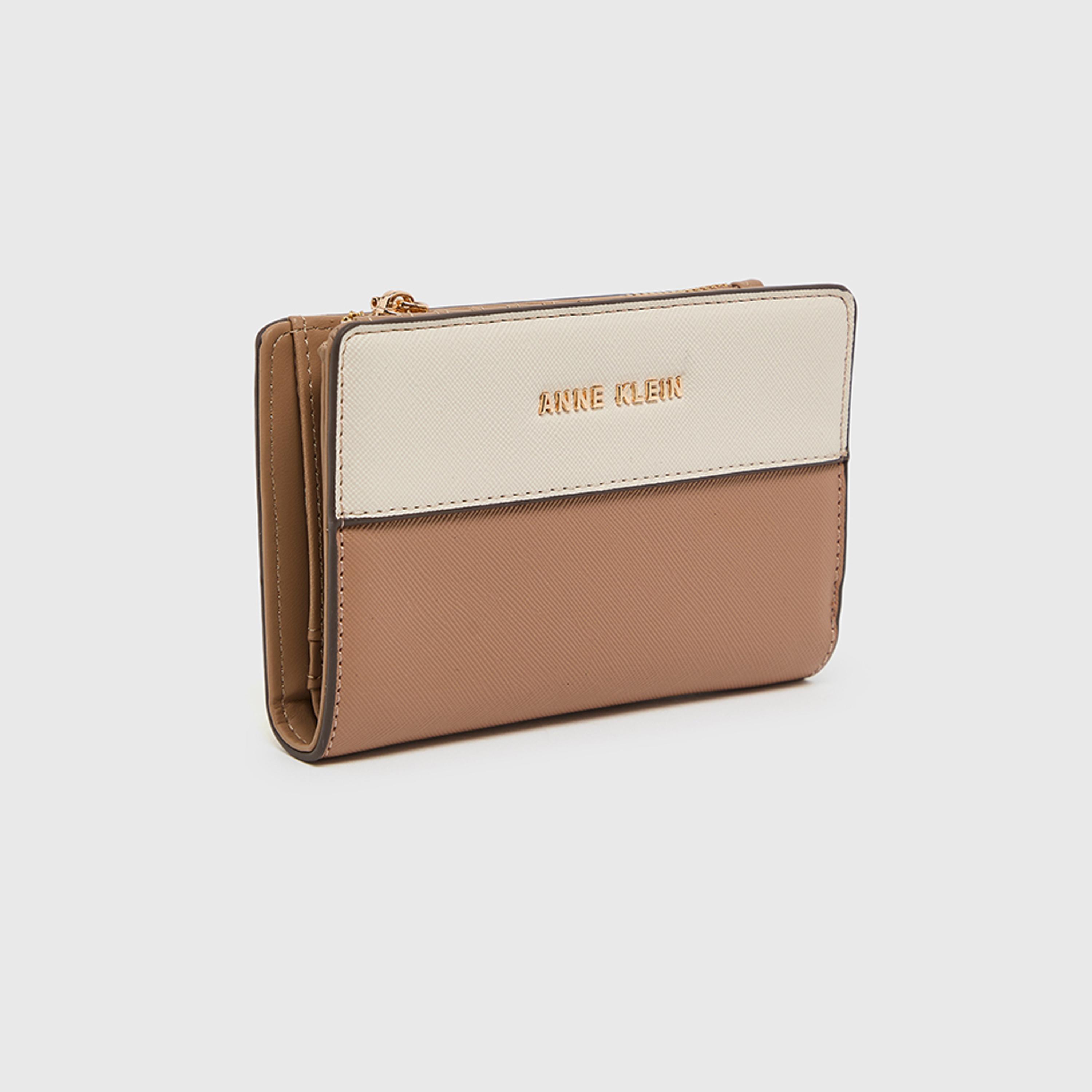 آن كلين - محفظة بألوان متداخلة مع سحاب-women-bagsandwallets-wallets-image-7