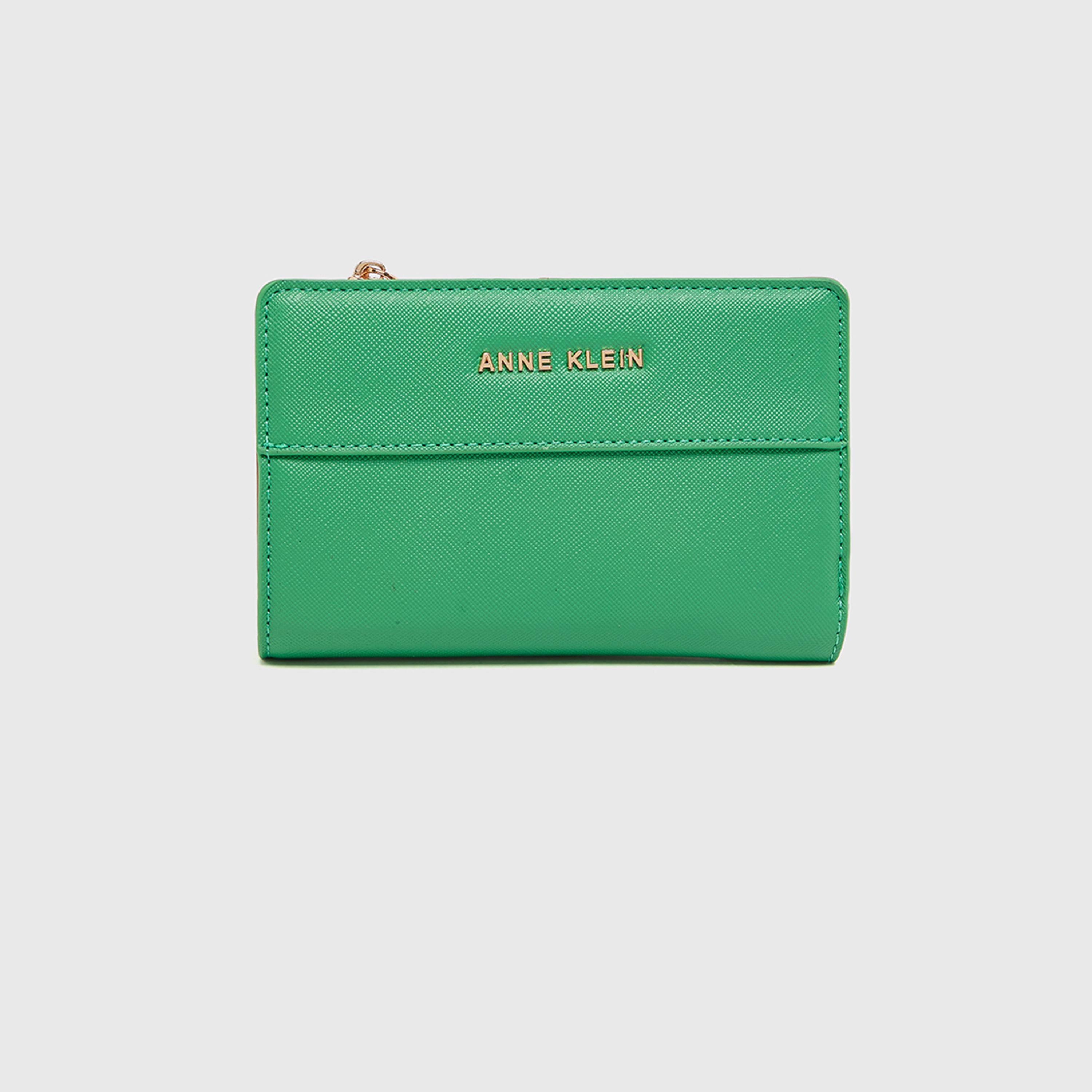 آن كلين - محفظة بألوان متداخلة مع سحاب-women-bagsandwallets-wallets-image-1