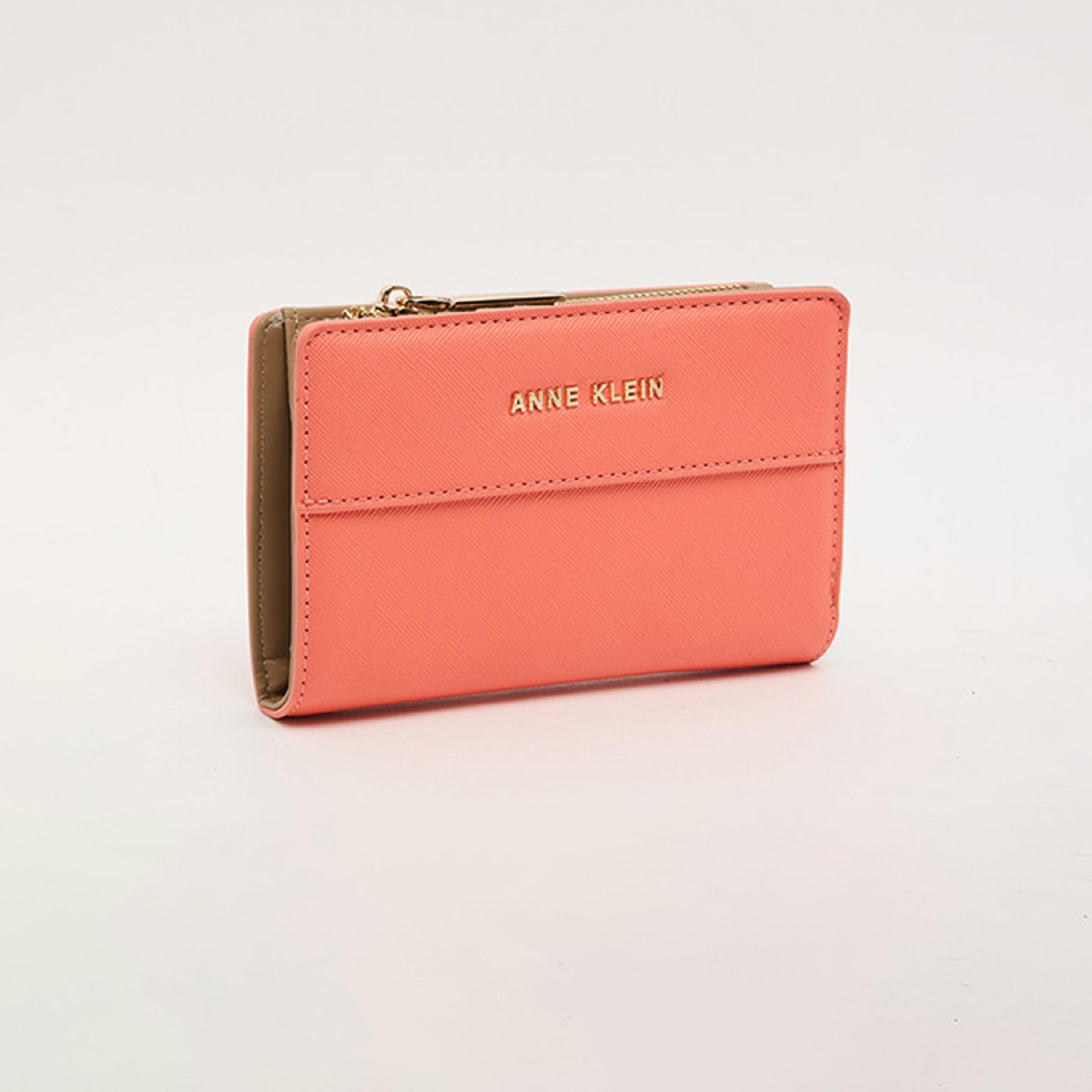 آن كلين - محفظة بألوان متداخلة مع سحاب-women-bagsandwallets-wallets-image-22
