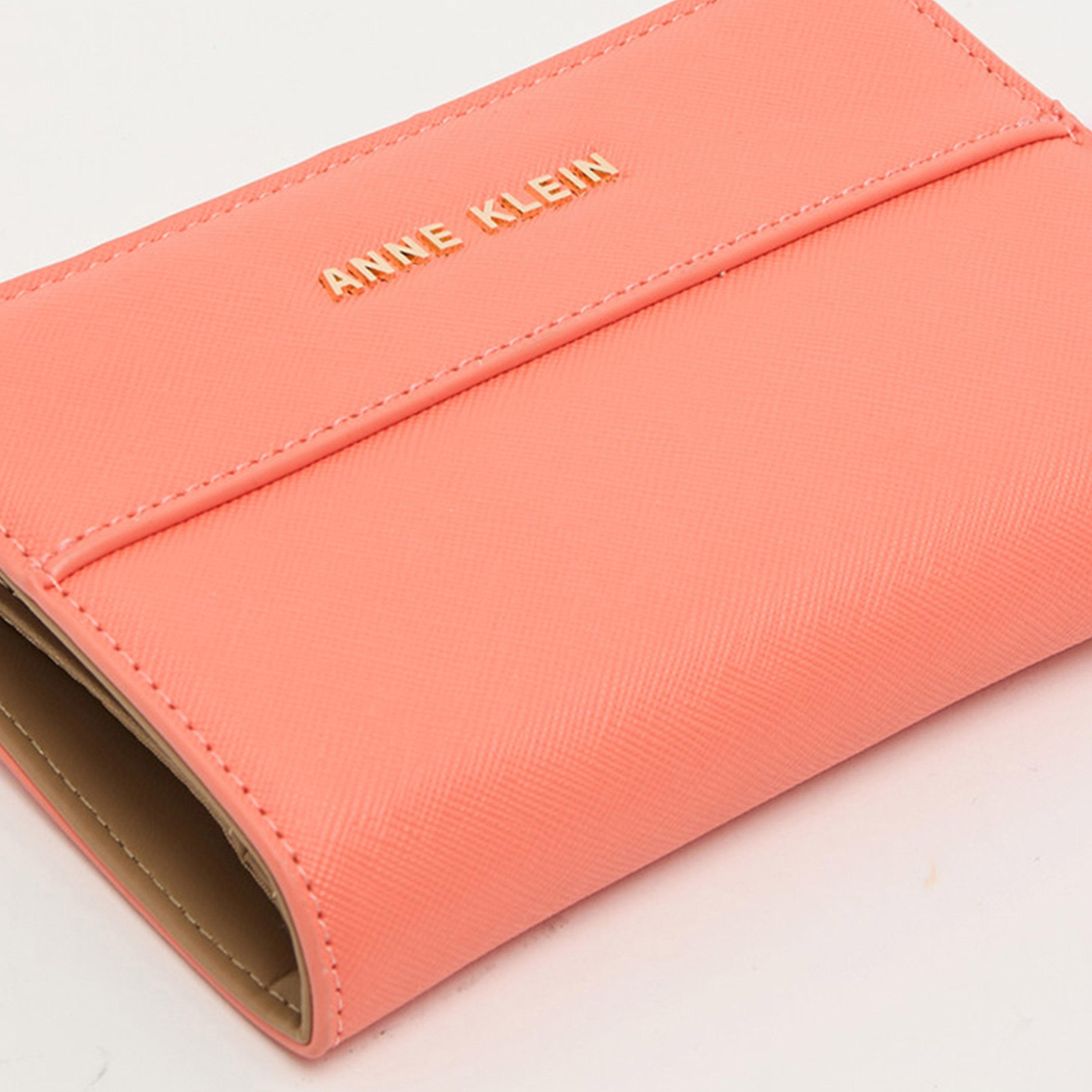 آن كلين - محفظة بألوان متداخلة مع سحاب-women-bagsandwallets-wallets-image-5