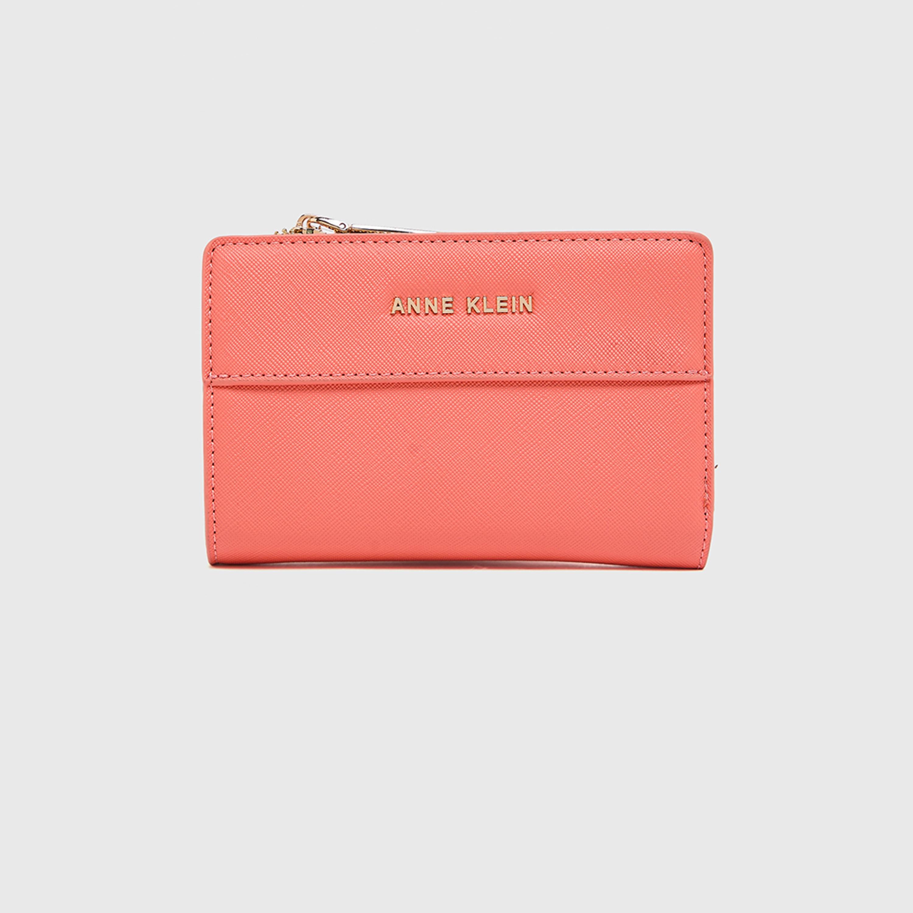 آن كلين - محفظة بألوان متداخلة مع سحاب-women-bagsandwallets-wallets-image-11