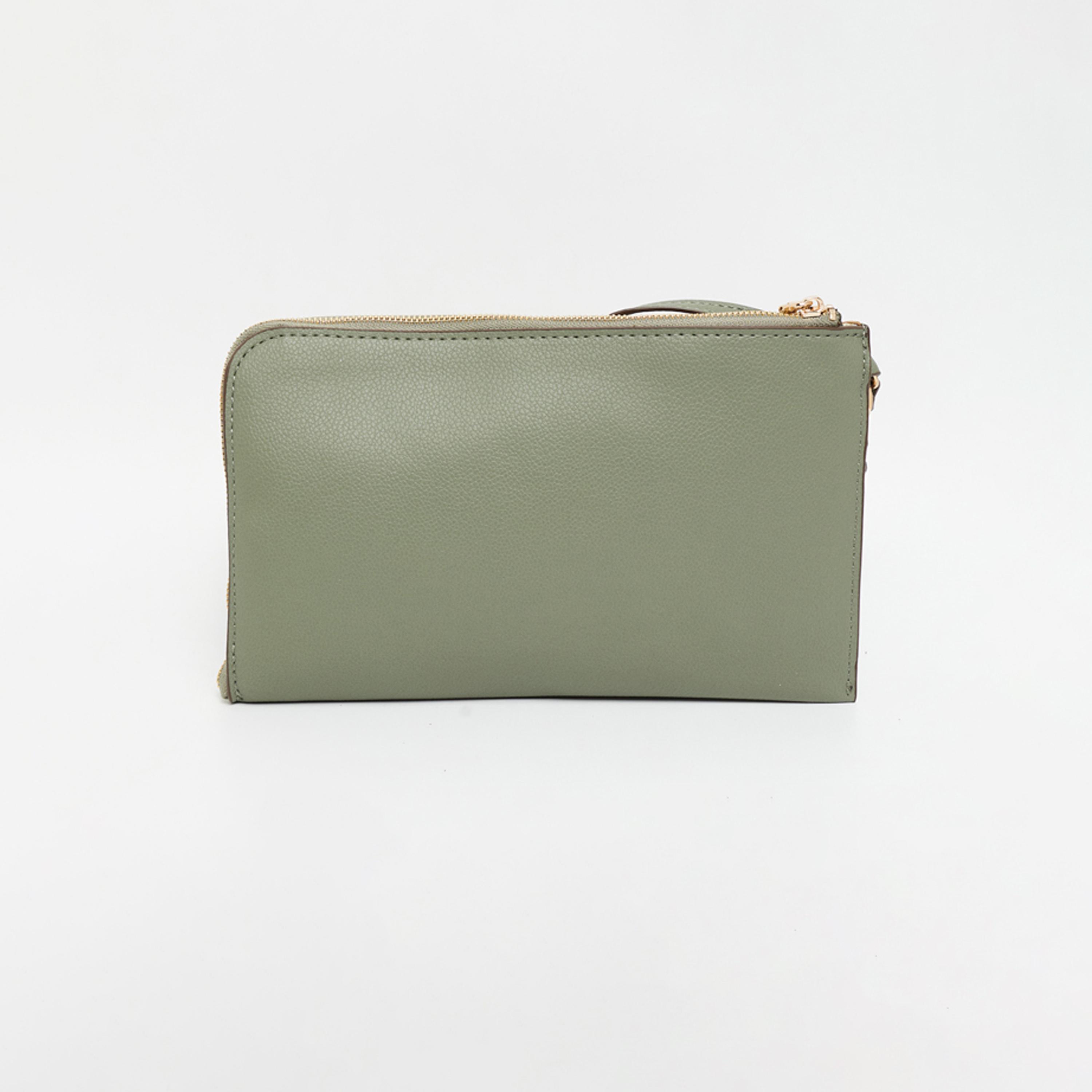 Anne Klein Textured Wallet with Zipper | 13.97 X 8.89 CM-women-bagsandwallets-wallets-image-3