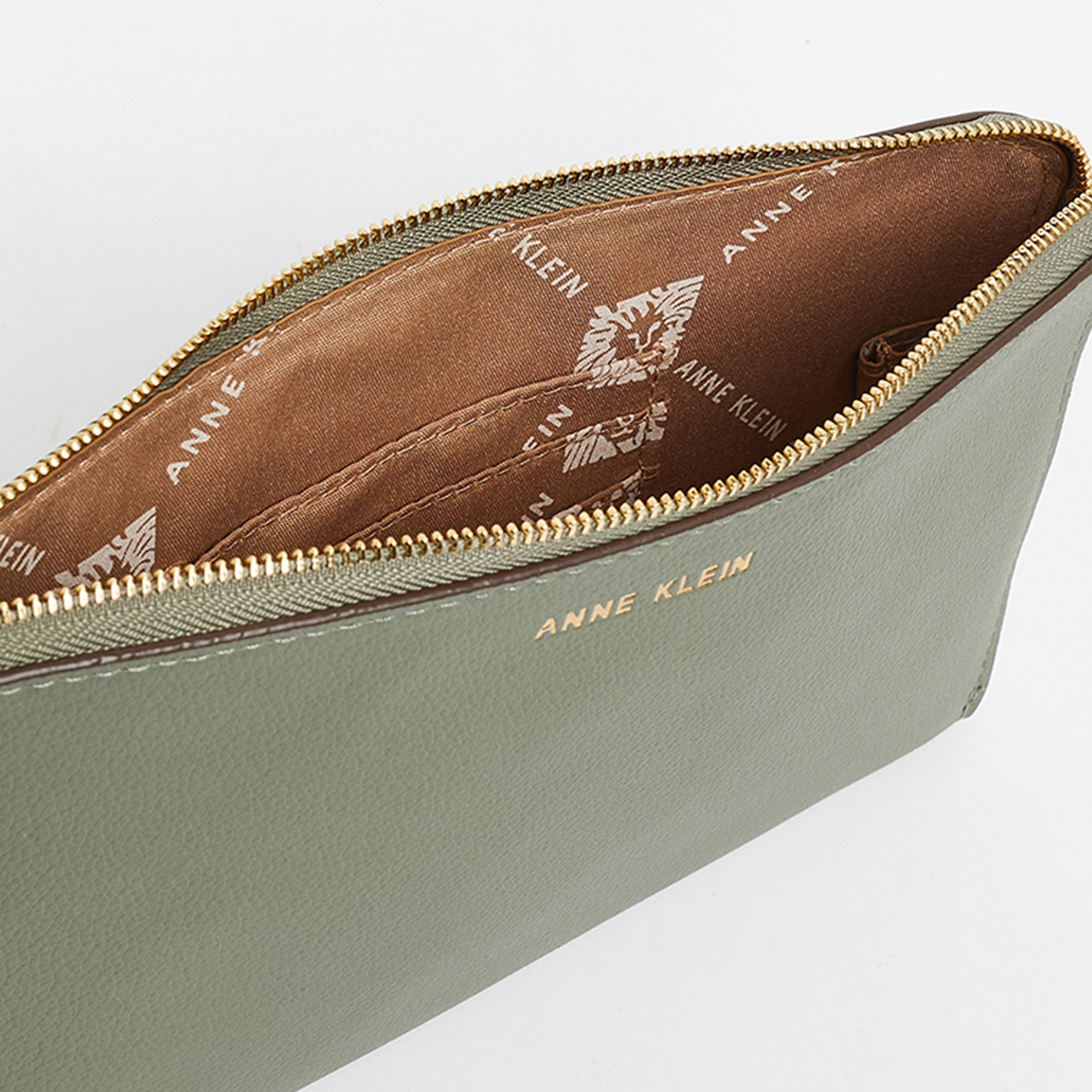 آن كلين - محفظة مزخرفة بسحاب | 13.97 × 8.89 سم-women-bagsandwallets-wallets-image-4