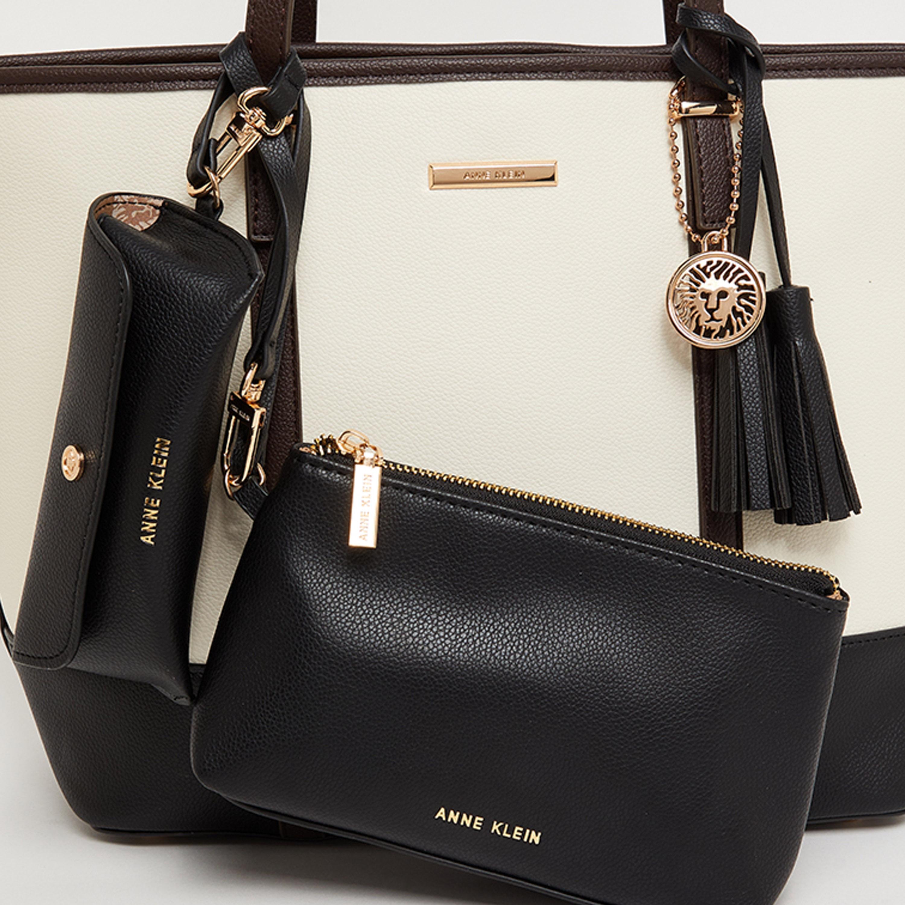 Anne Klein Color Block Double Handle Satchel Bag with Magnetic Closure | 31 X 14 X 28 CM-women-bagsandwallets-handbags-image-4