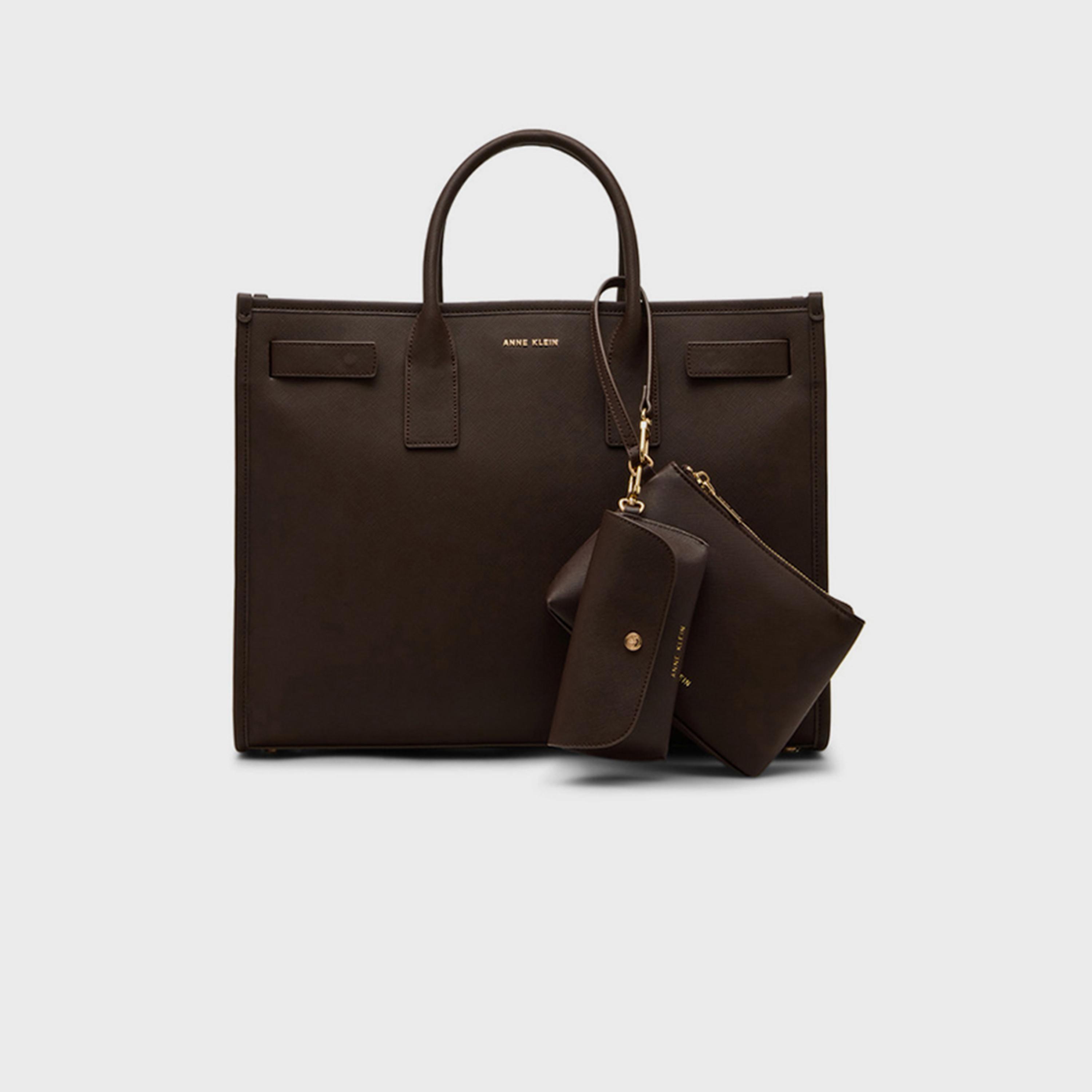 آن كلين - شنطة كتف بمقبضين مزخرفين | 35.87 × 15.24 × 30.16 سم-women-bagsandwallets-handbags-image-1